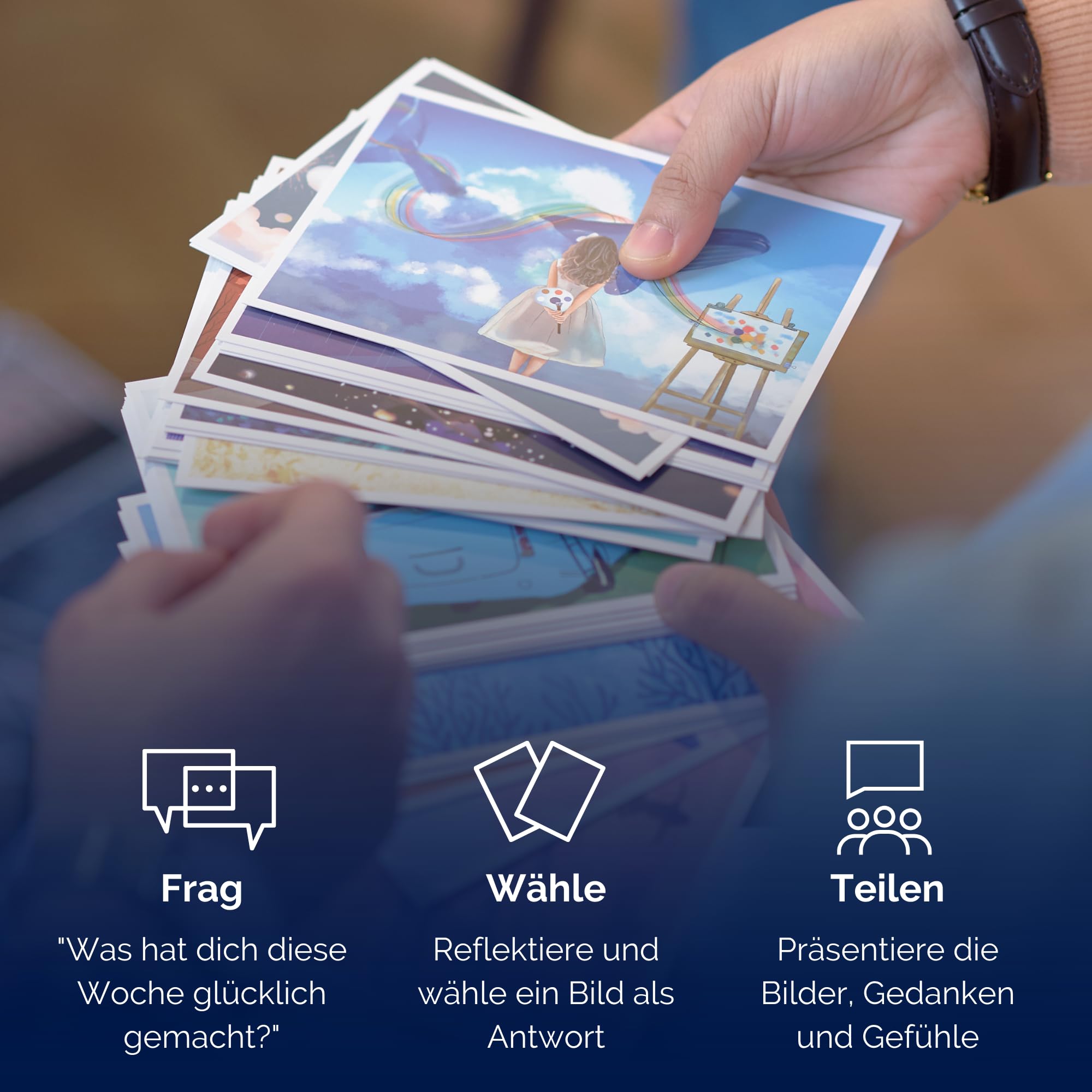 metaFox „Traumwelten“ - 52 illustrierte Postkarten für deine Träume