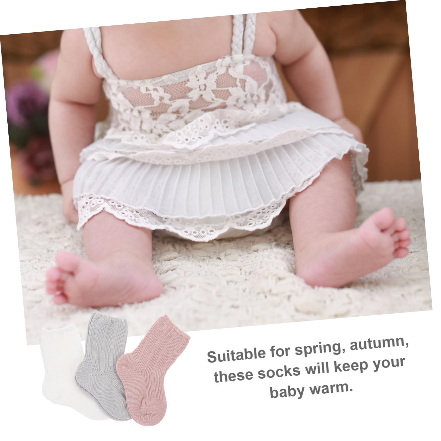 ifundom Baby Socks Toddler Socks New Born Socks Baby Boy Warm Winter Socks Set