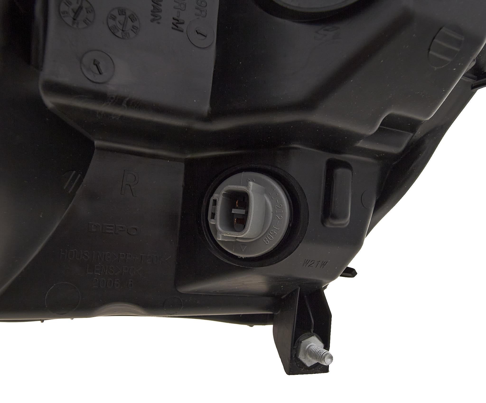 auto Fari anteriori Destra MN133752 compatibile per MITSUBISHI PAJERO V60/V70 2003-2006, senza motore, elettrica, color argento, H4, ECE