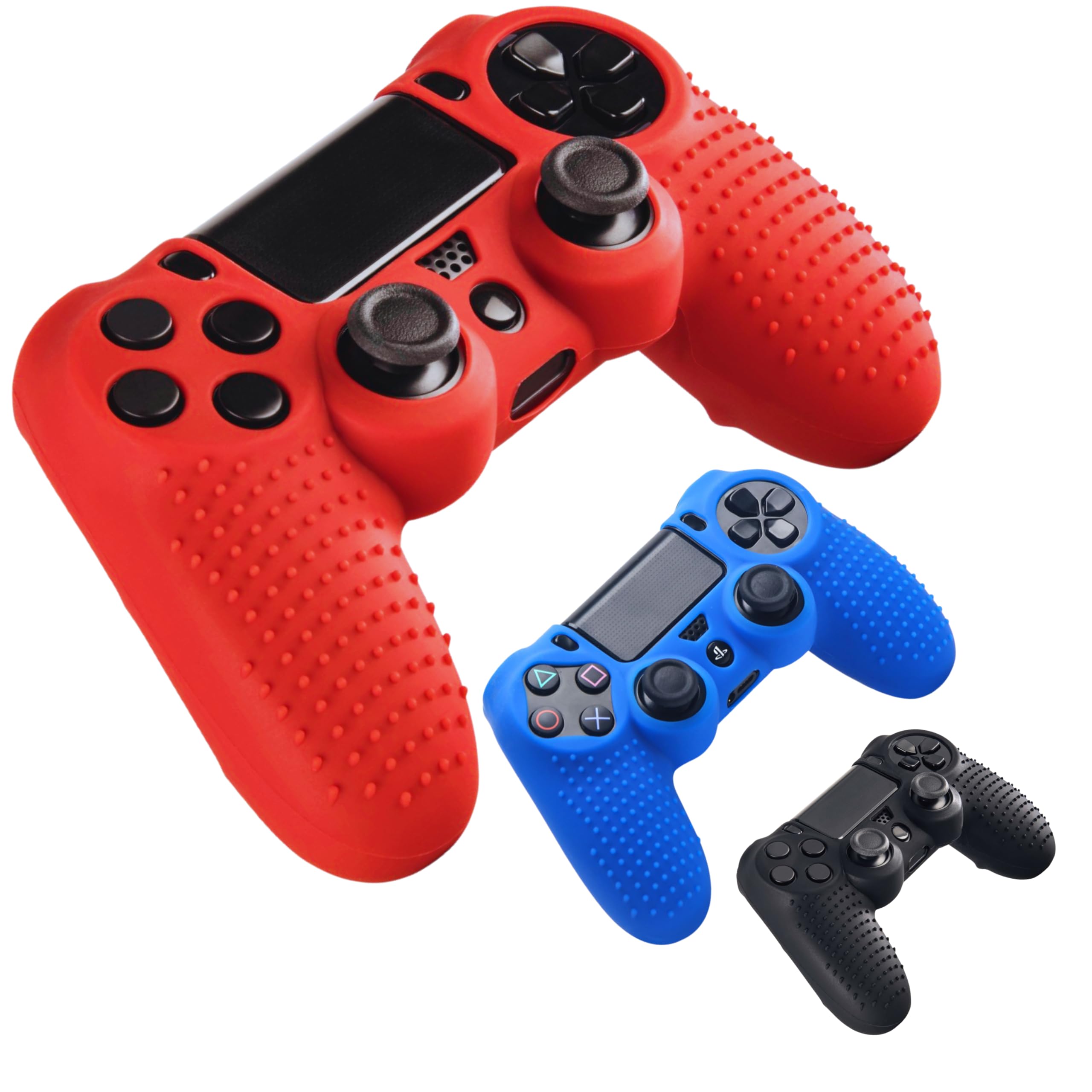One Age®[Pack of 1] Non-Slip Soft Silicone Protective Case Grip Cover Skin for Playstations 4 PS4/PS4 PRO/PS4 Slim Game Controller (Blue) (B08M467BTD) Amazon Price History, Amazon Price Tracker