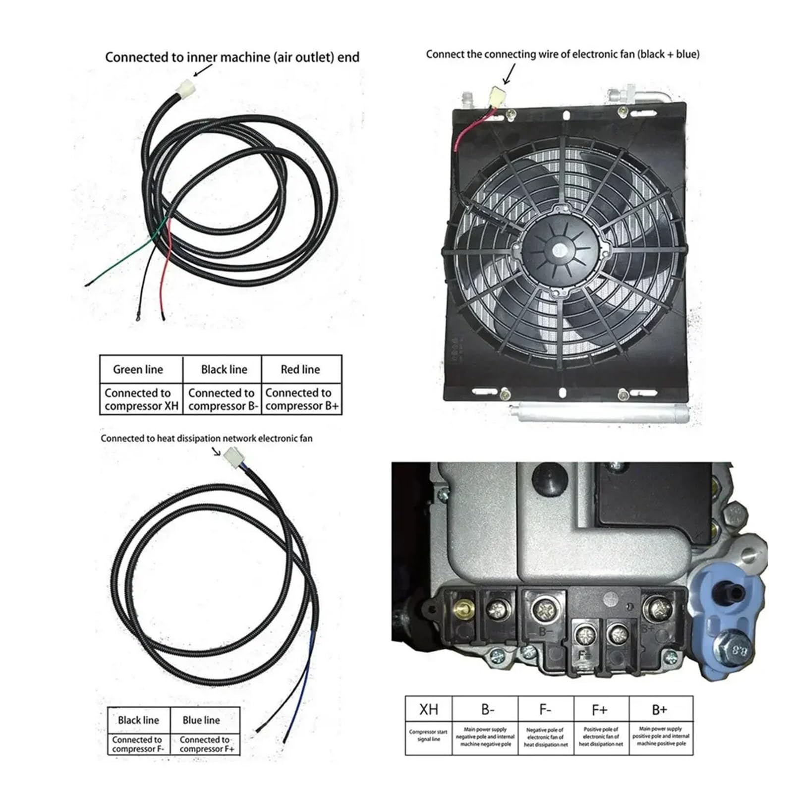12V 10500BTU Klimatyzator z chłodzeniem i ogrzewaniem pod deską rozdzielczą, zestaw klimatyzatorów elektrycznych do kabiny ciężarówki autobusu Wentylacja rozpraszająca ciepło