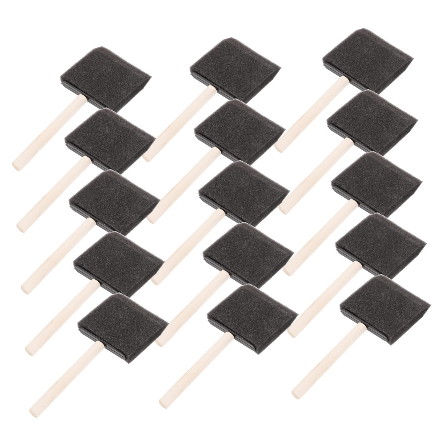 DOITOOL 16Pcs Sponge Painting Brushes Durable Art Sponges for DIY Crafts for Young Artists Non Breakable Texture for Creative Projects for Schools and Parties