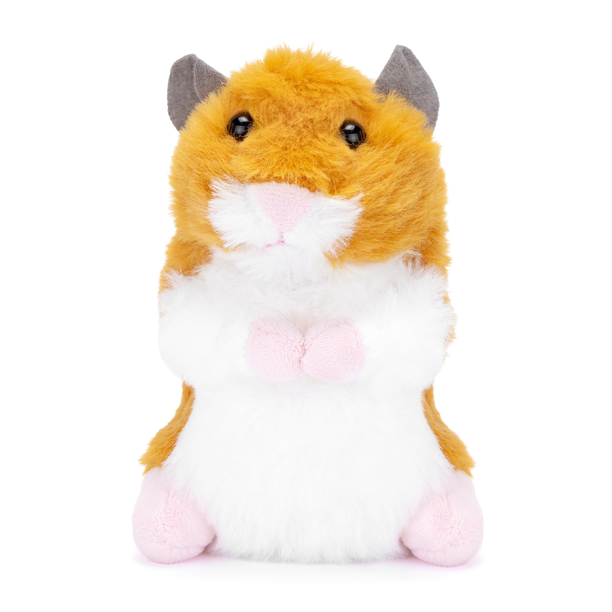 Plush Hamster Toy (14cm Height) Stuffed Soft Cuddly Eco Friendly Animals Collection For New Born Child First Kid