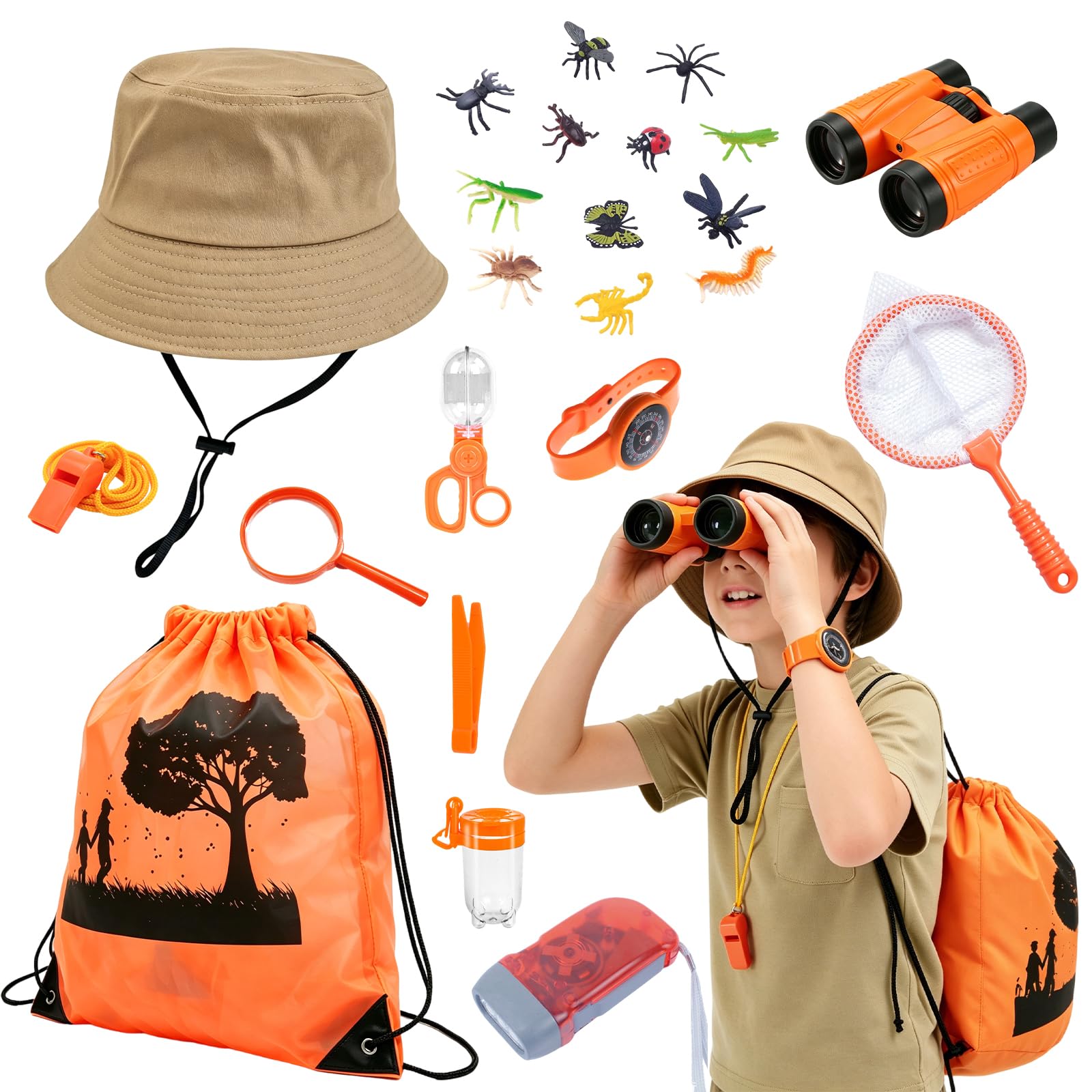 Explorer Costume Kids, 12 Pcs Explorer Kit with Abundant Accessories