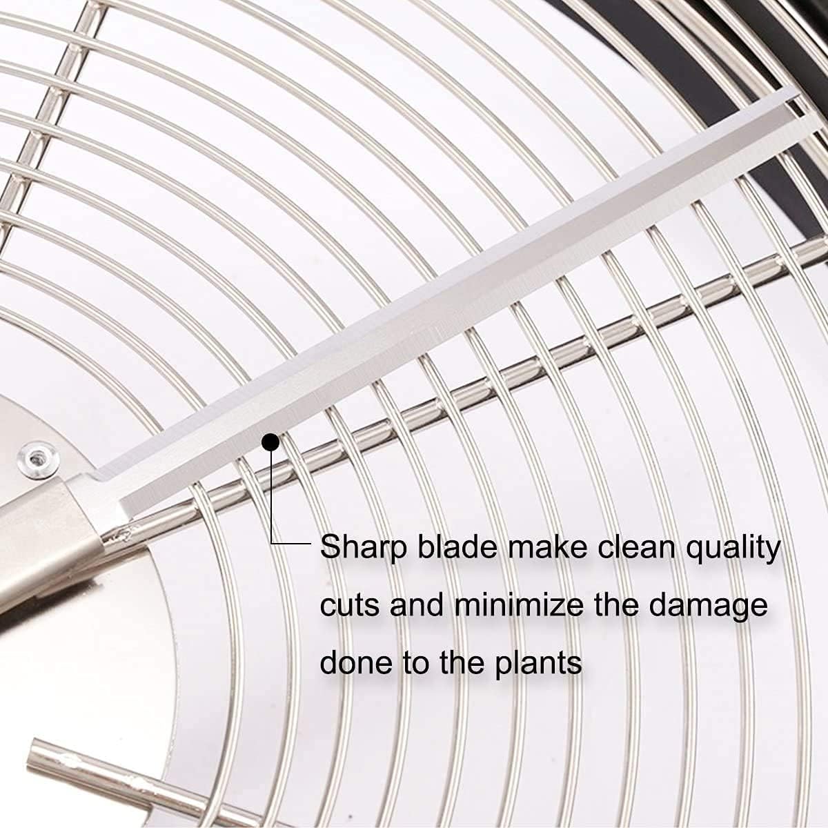 iPower 16-Inch Bud Leaf Bowl Trimmer Twisted Spin Cut for Plant and Flower, Upgraded Gears, Combo with 2ft 6 Layers Hanging Herb Drying Rack Net, Zippered, 16' 6L, 6.5” Gardening Hand Pruner, Yellow