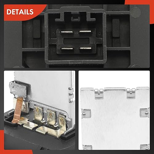 Miniatura 7 de A-Premium Resistencia de motor de ventilador HVAC compatible con Jeep Grand Cherokee, Commande, 2008 2009 2010, sin control automático de