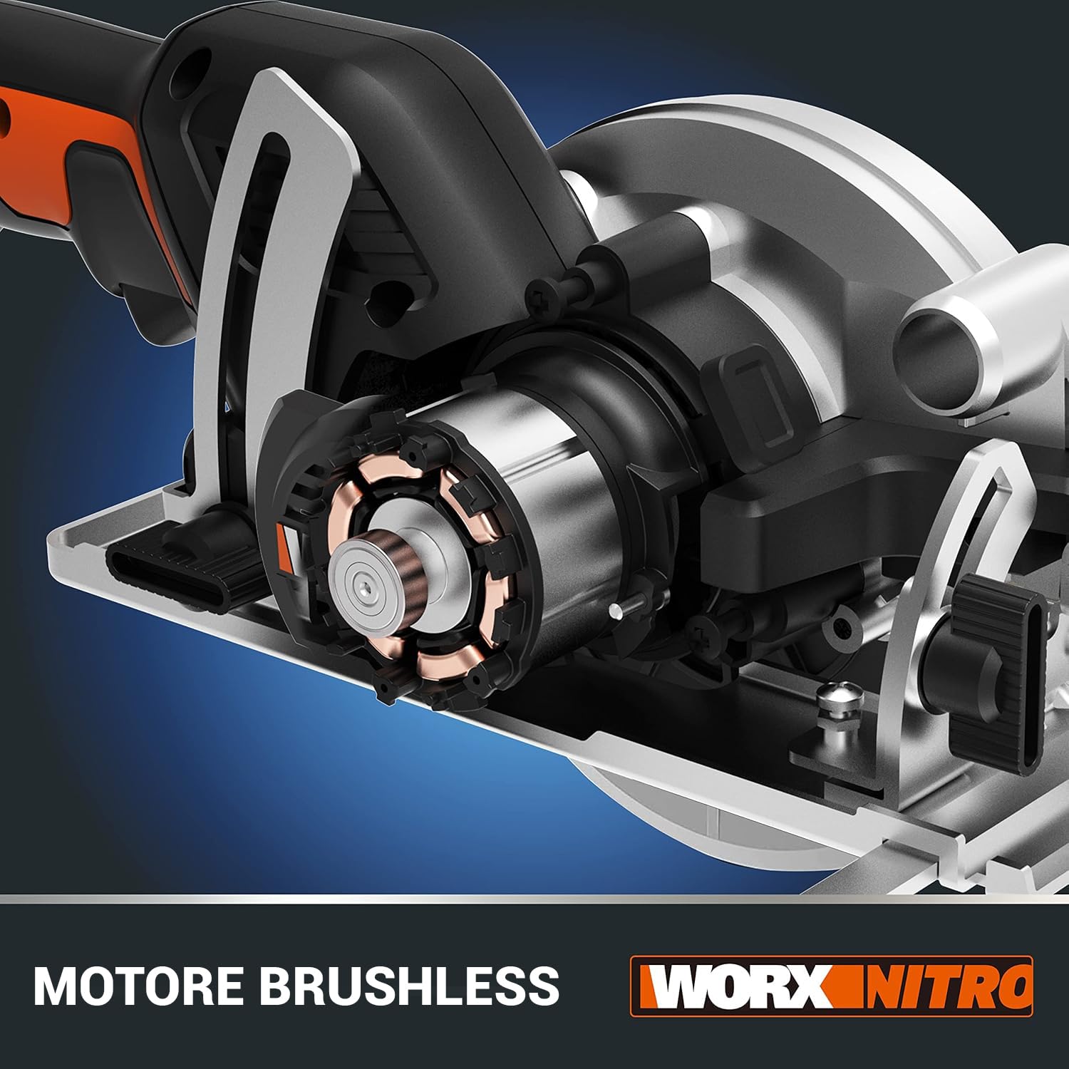 Worx WX531.9 Sega circolare compatta ad immersione ø 120mm 20V a batteria - solo corpo macchina