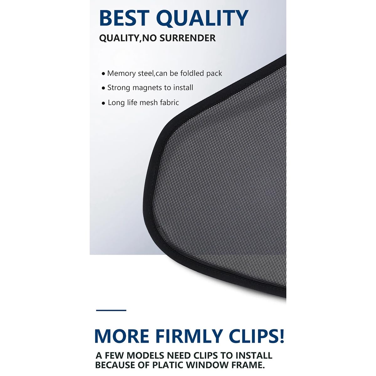 Parasol para Coche para VW Touareg 7L 2002-2010,Cortina de Malla magnética para Parabrisas Delantero, Parasol para Ventana Lateral Trasera, Negro,5PCS Rear Train Back