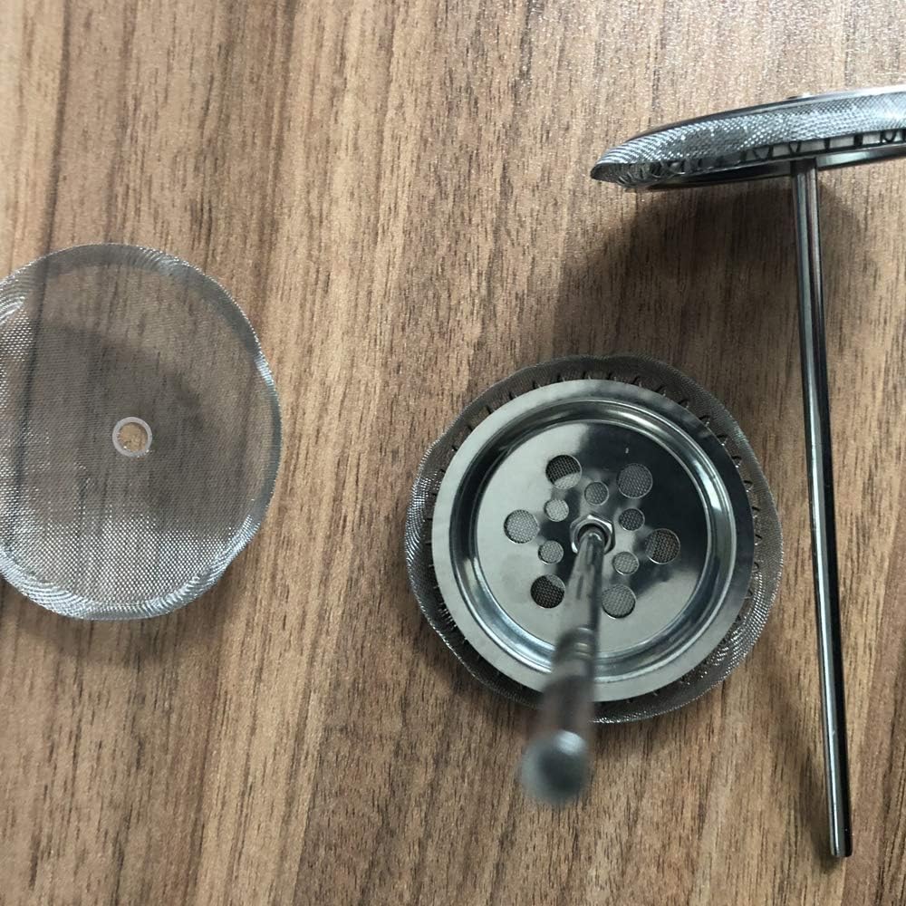 6 Packs French Press Replacement Filter Screen, SourceTon 4 Inch