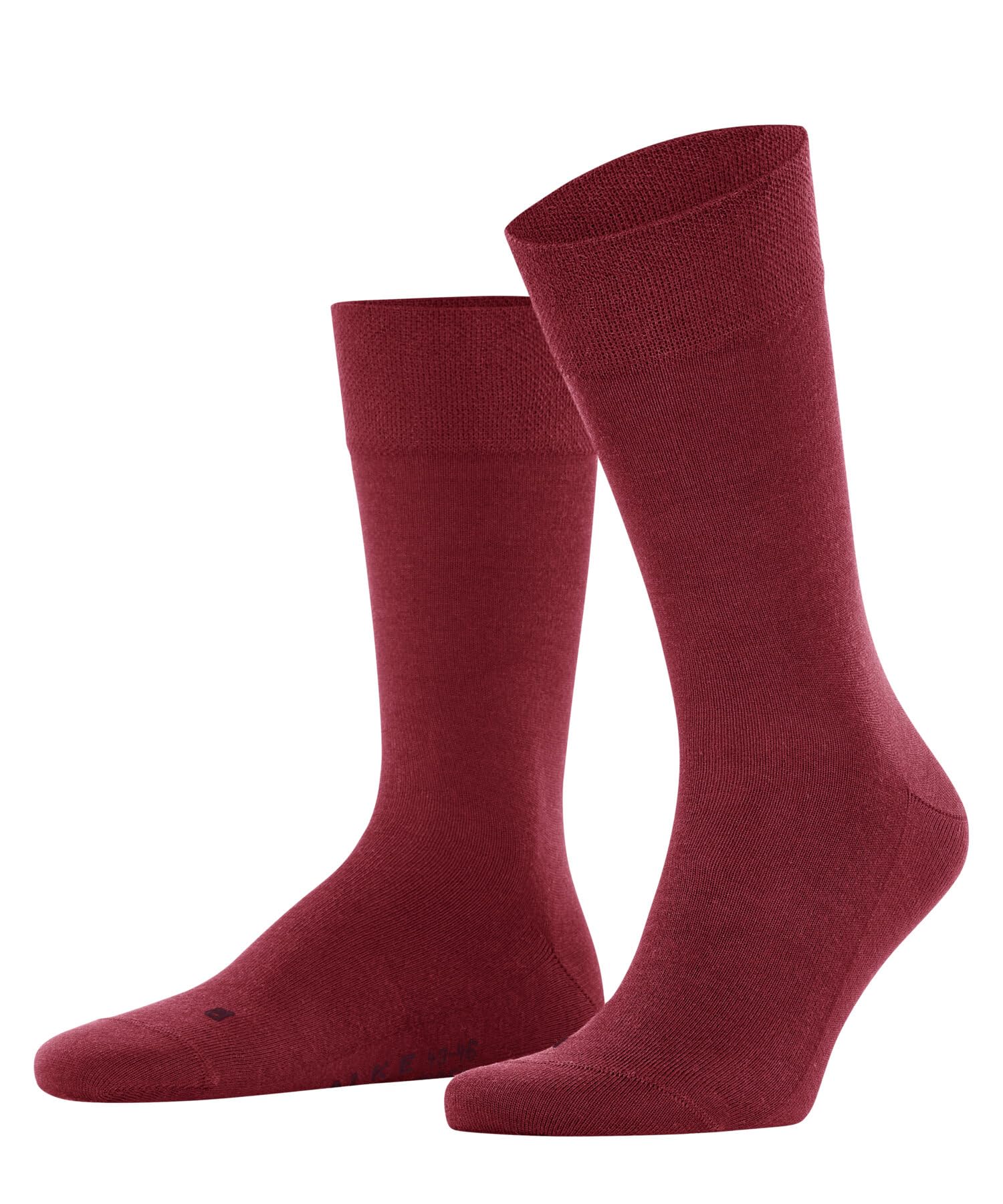 Falke Men's Red Scarlet 8228 Sensitive New York M So Lyocell With Soft Tops 1 Pair Socks, 8.5-11