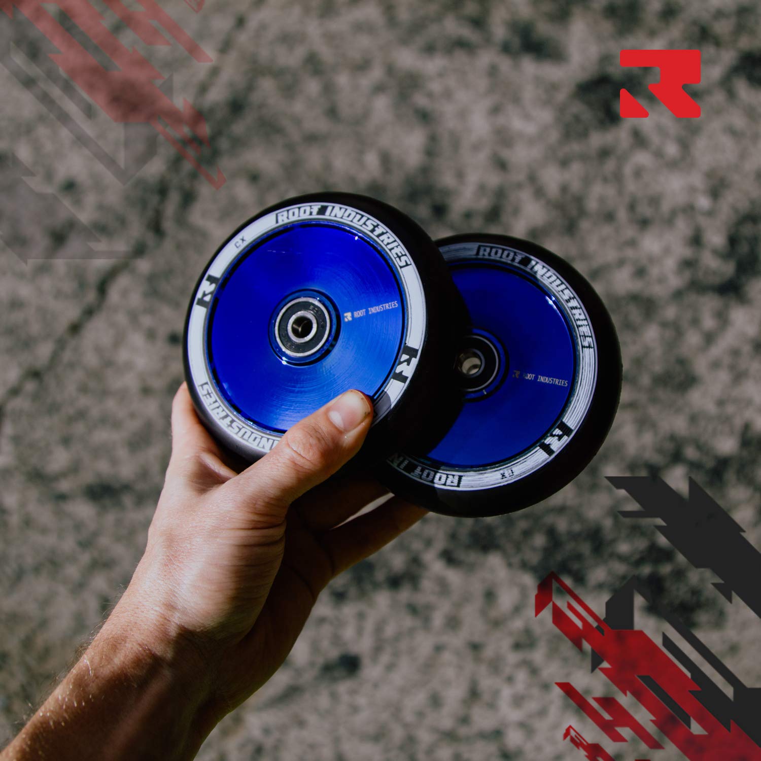 AIR Wheels 110mm 120mm Pro Scooter Wheels Pair Fits Most Setups 24mm x 110mm 120mm