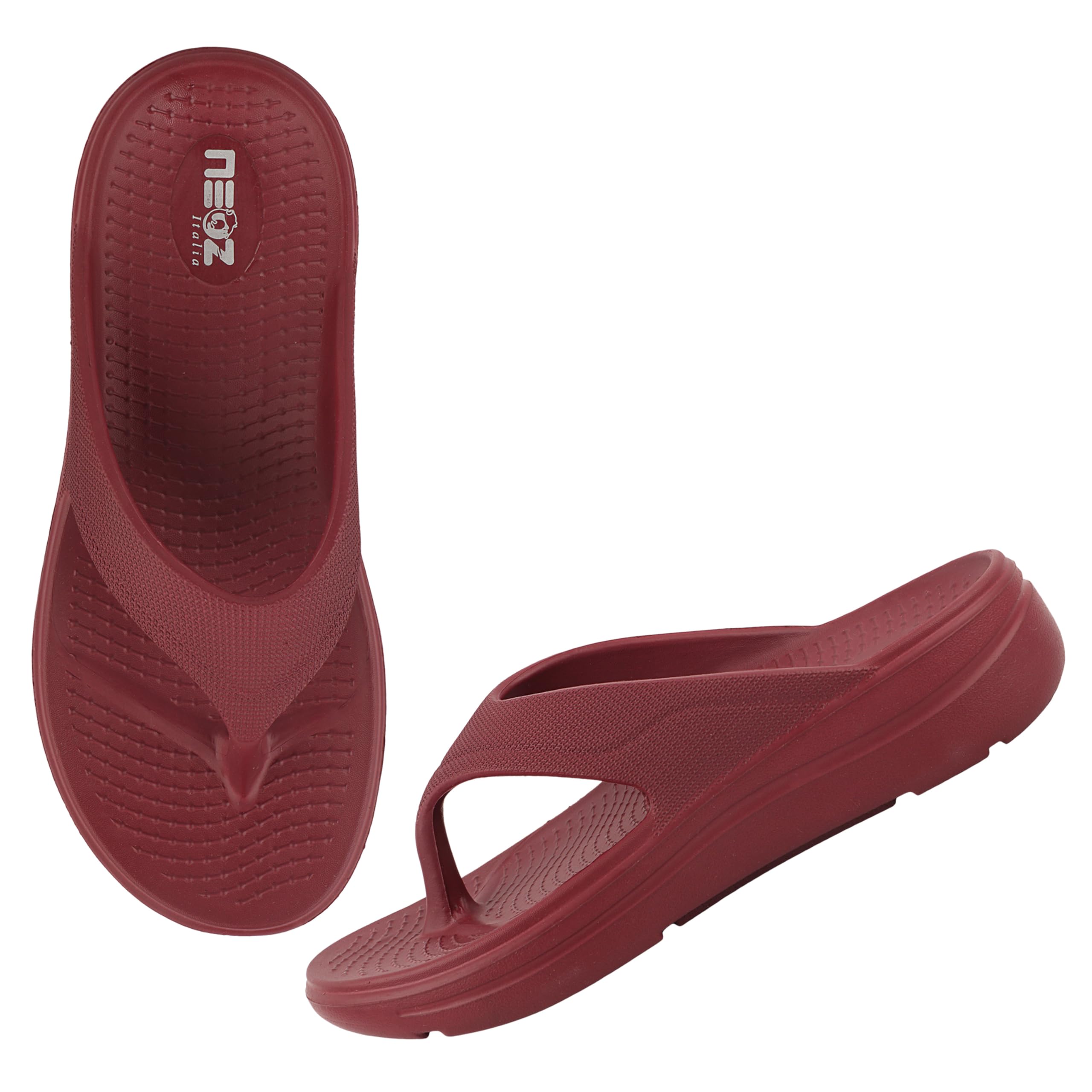 urjo Women's Slippers/FlipFlops Lightweight Super Flexible Arch Support Durable Anti Skid & Stylish Dailywear Slippers/FlipFlops for Women-picture-51