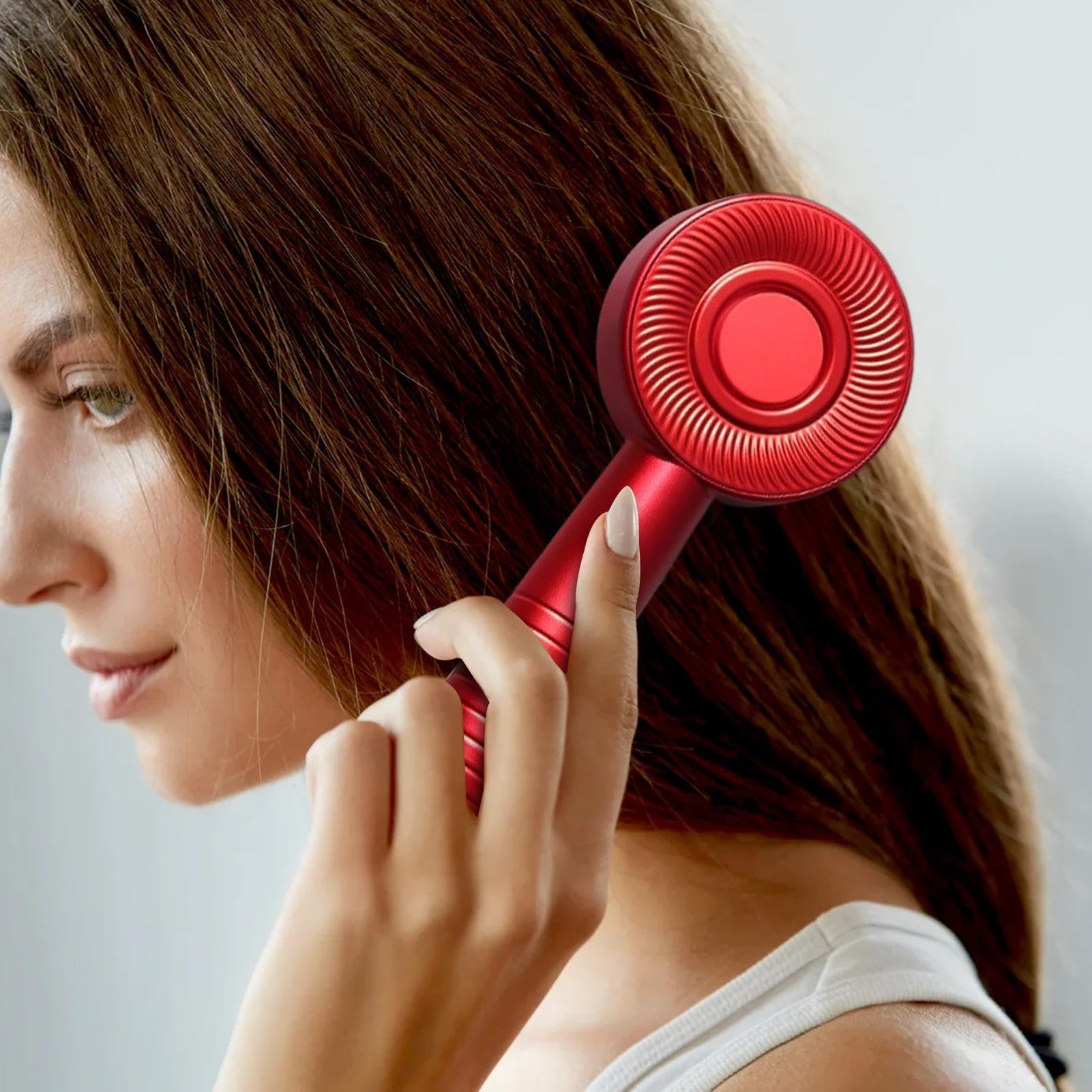 Massaggiatore Capillare a Luce Rossa Pettine di massaggio per capelli con