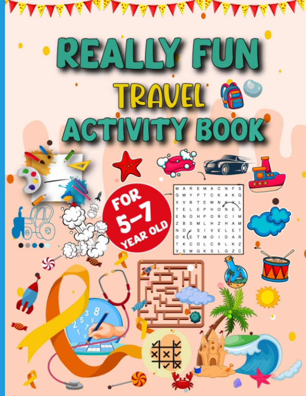 Buy Really Fun Travel Activity Book For 57 Year Olds This Book will