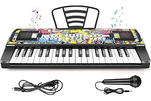 M SANMERSEN Kids Piano Keyboard - The Perfect Musical Instrument for Young Learners!