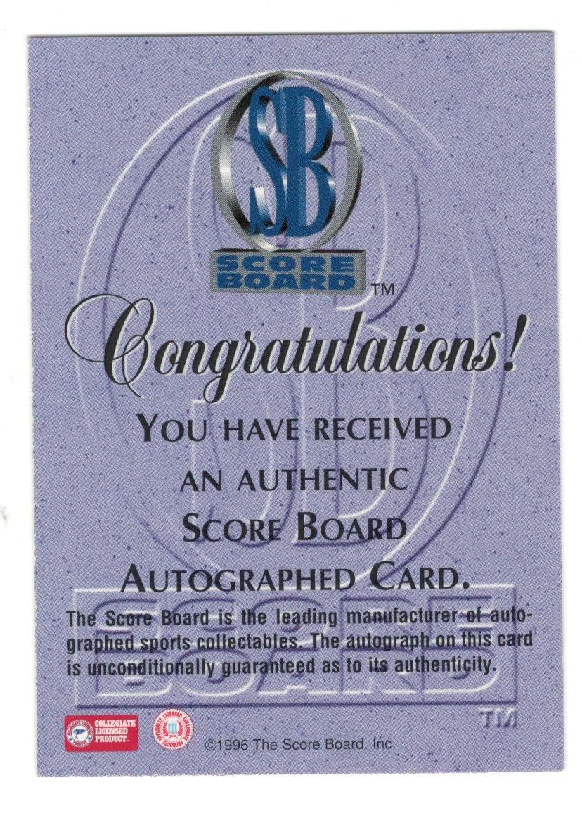 Amazon.com: 1996 Score Board Kobe Bryant Rookie On Card Autograph 