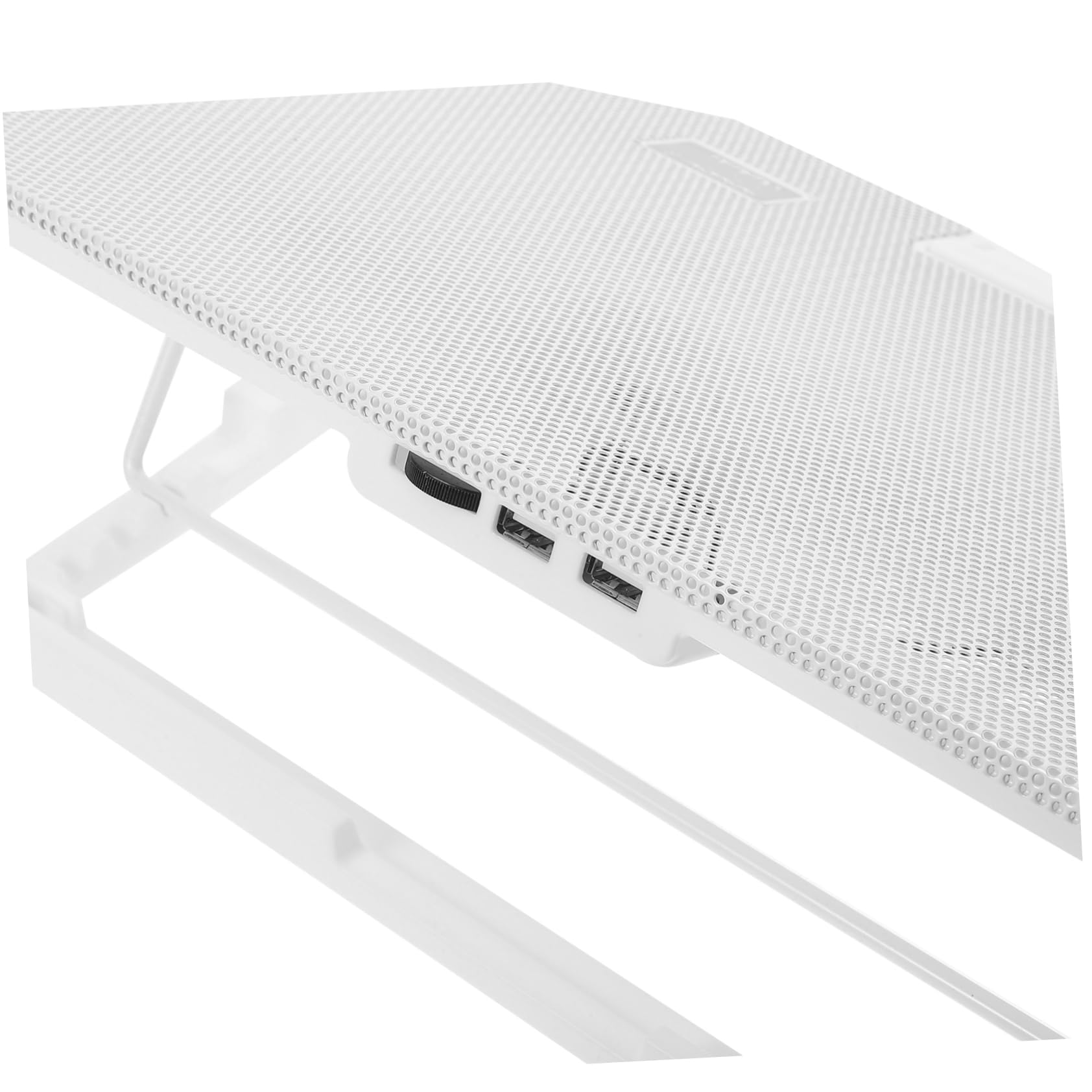 HOMSFOU Pad Raffreddamento Regolabile per Laptop con Ventole Silenziose e Porte USB Ergonomico per Notebook Gaming Design Portatile e per Lavoro e