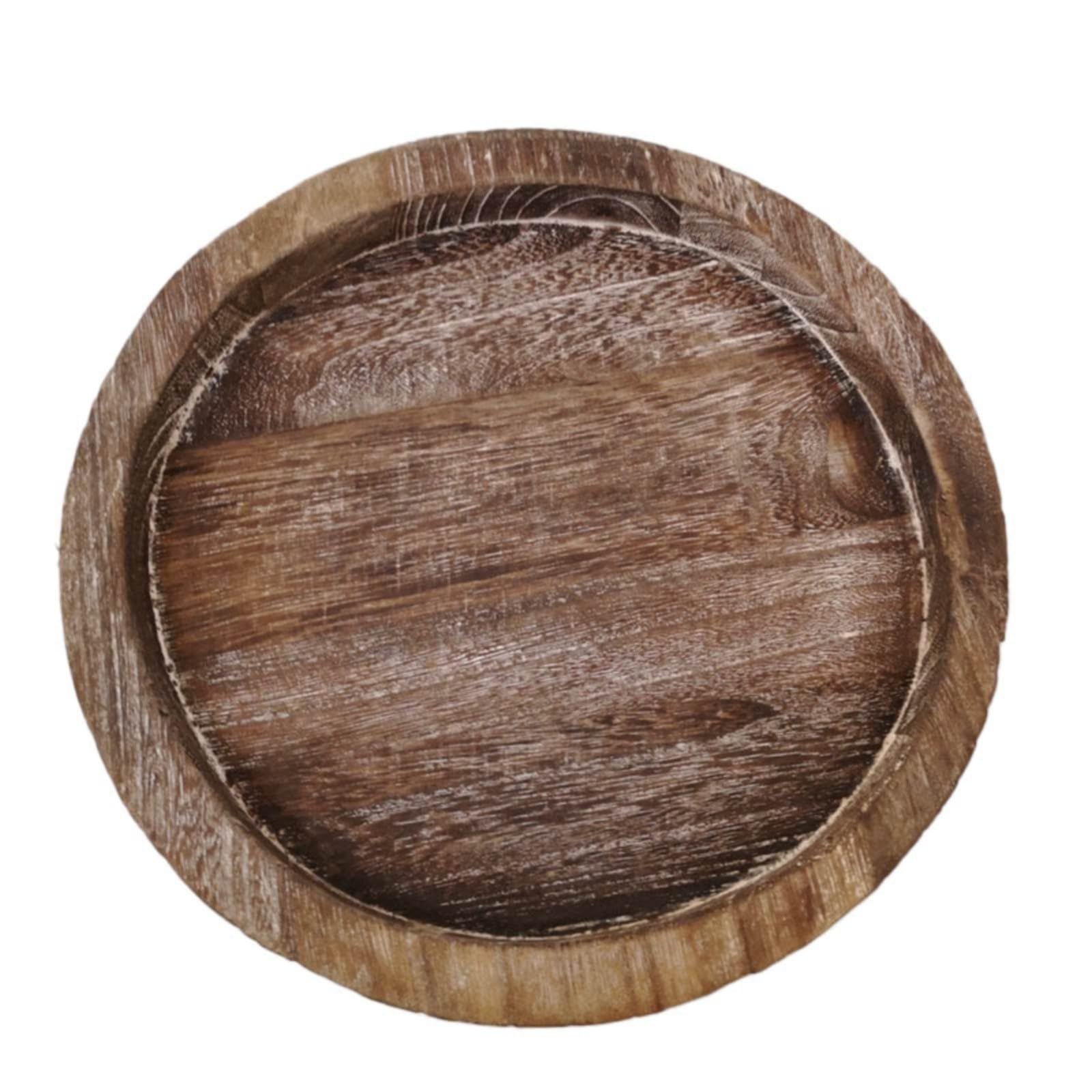 Portacandele con vassoio in legno rustico per tavolo da pranzo in fattoria, controsoffto da cucina, tavolino, organizer, decorazioni per la casa, matrimonio  15