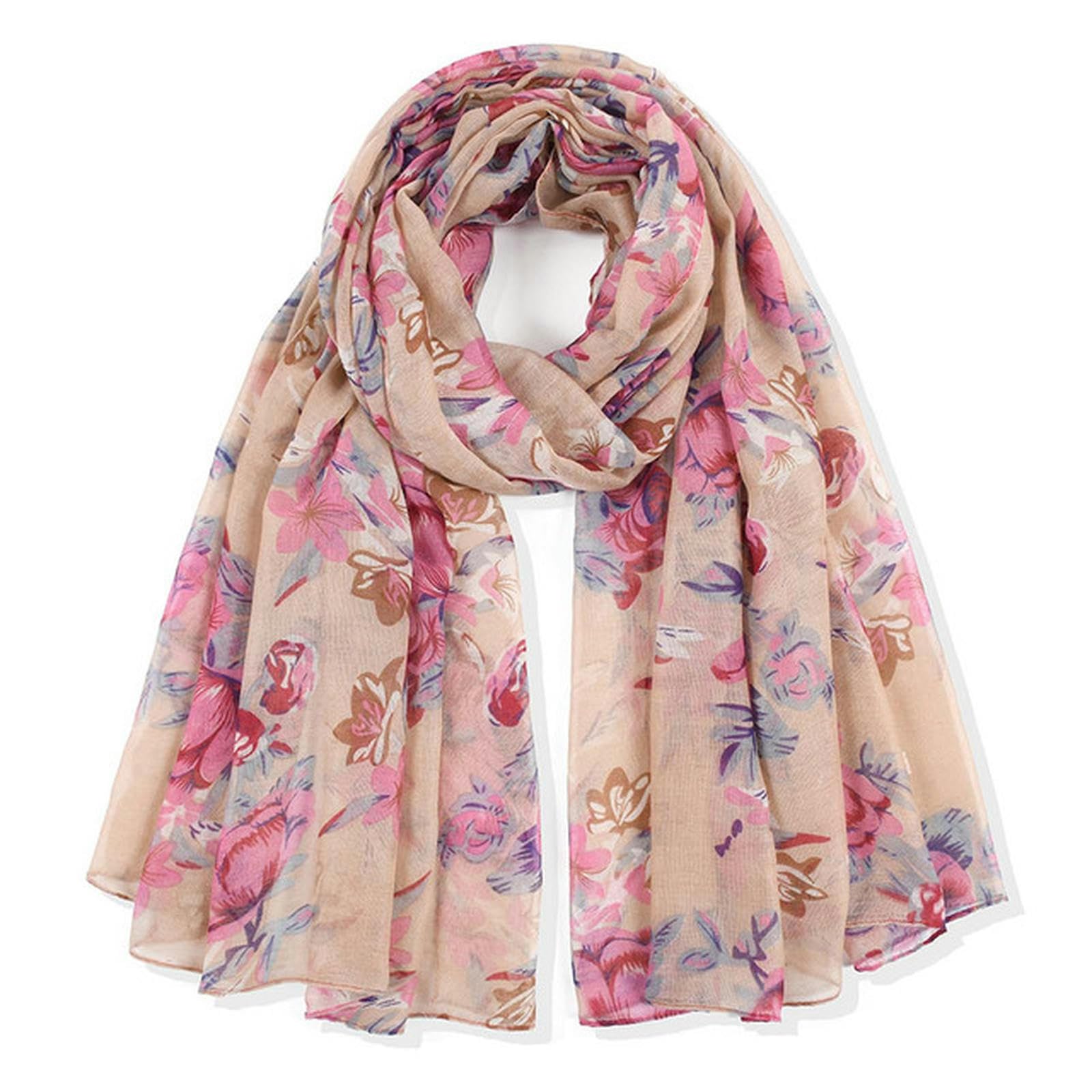 Protezione for il collo in chiffon floreale coreano Falso