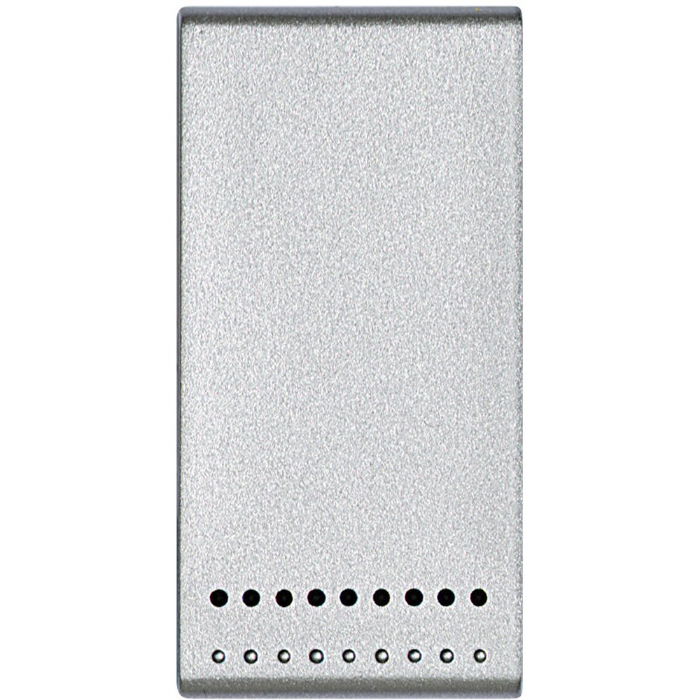 Pulsador 10A bipolar BTICINO Livinglight NT4044N iluminable gris de un módulo 2