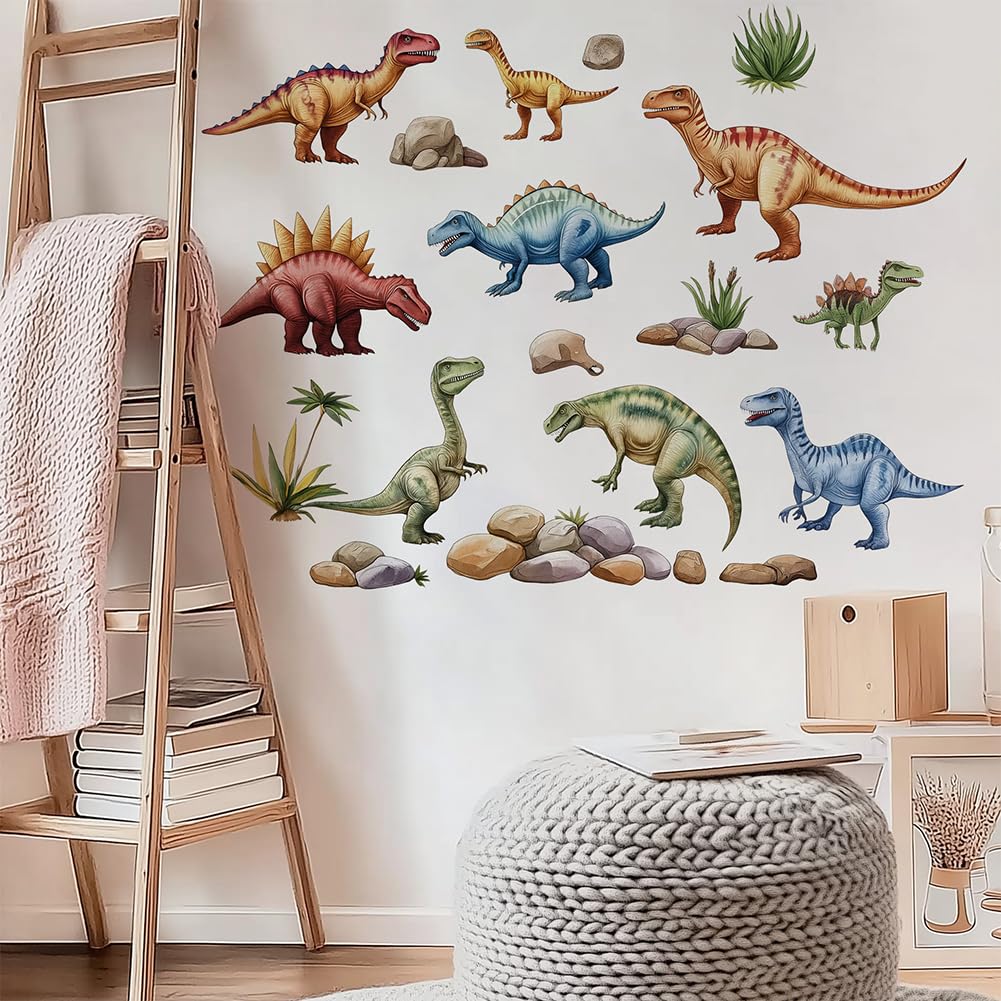 Large 3D Dinosuar Wall Stickers Triceratops Tyrannosaurus Wall Decals, Large Dinosaurs Wall Sticker - Image 4