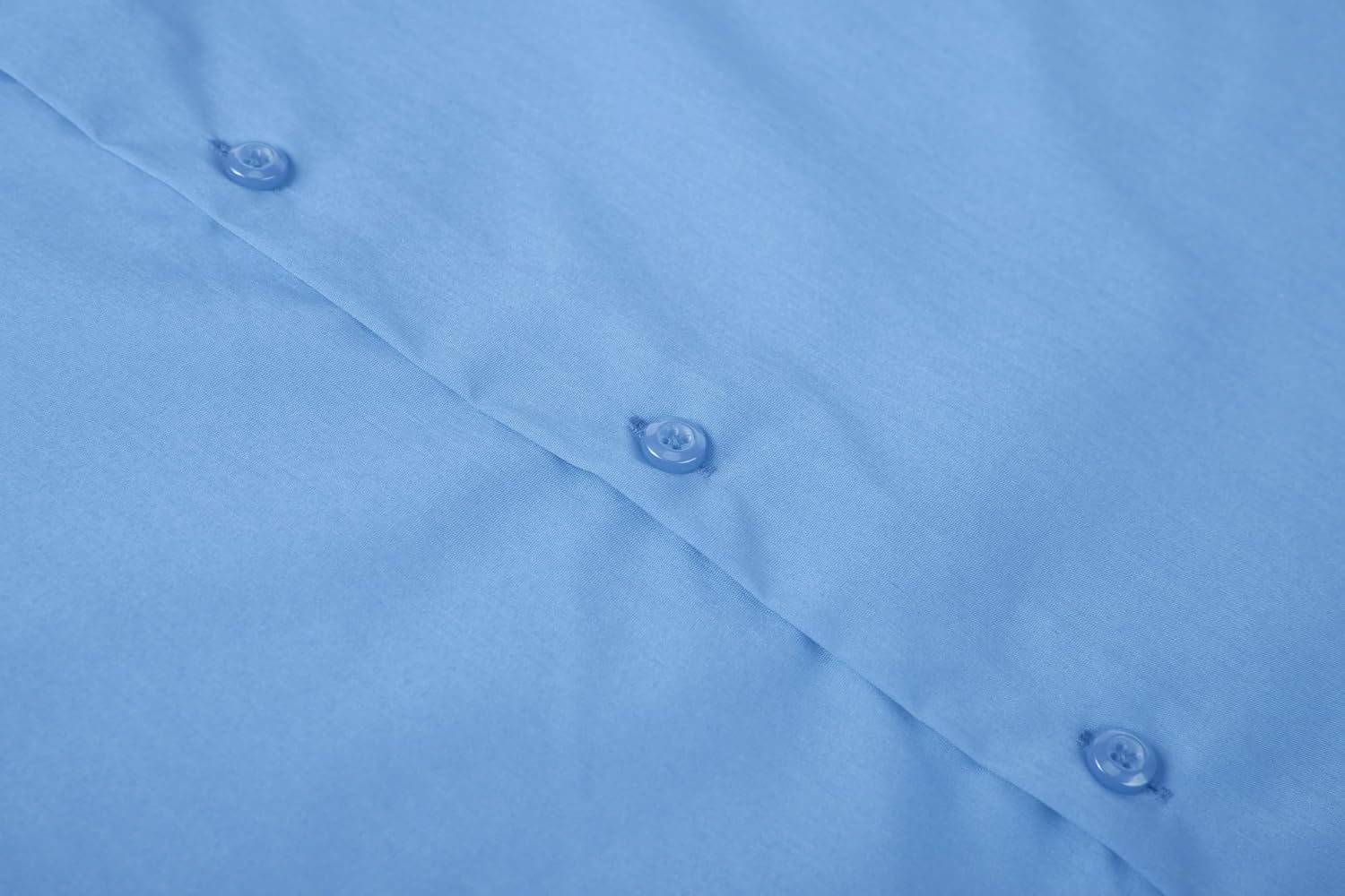 Alex Vando Mens Dress Shirt Easy Care Slim Fit Long Sleeve Cotton Stretch Button Down Shirt - Image 4