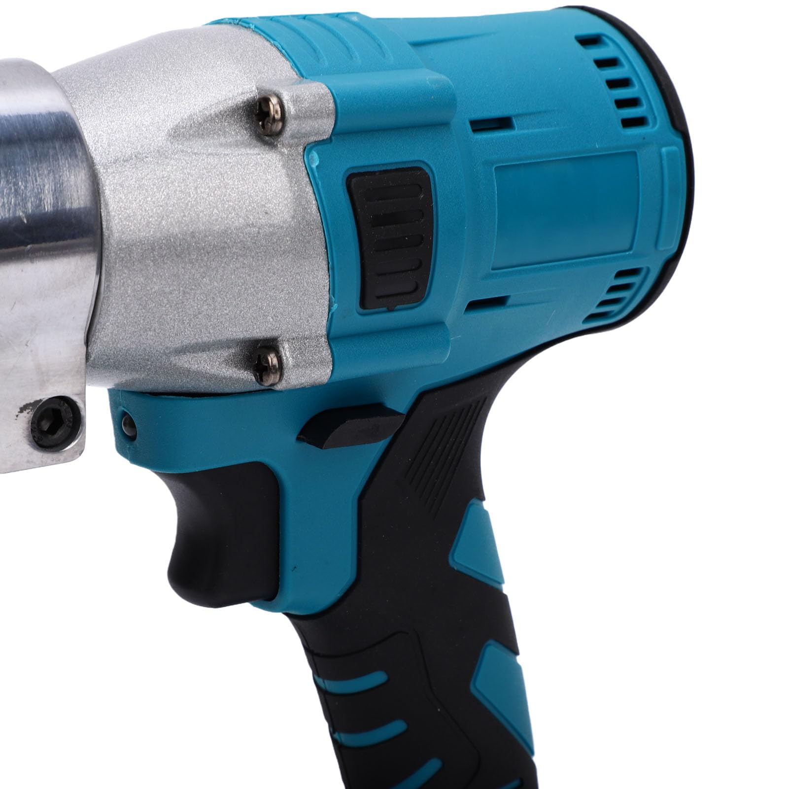 banapoy Cizalla para Chapa, 400 Nm 360 Cizalla para Corte de Metal Giratoria, Tijeras para Metal Inalámbricas con Bloqueo de Seguridad y Luz LED para Acero Inoxidable, Aluminio, PVC, Malla,