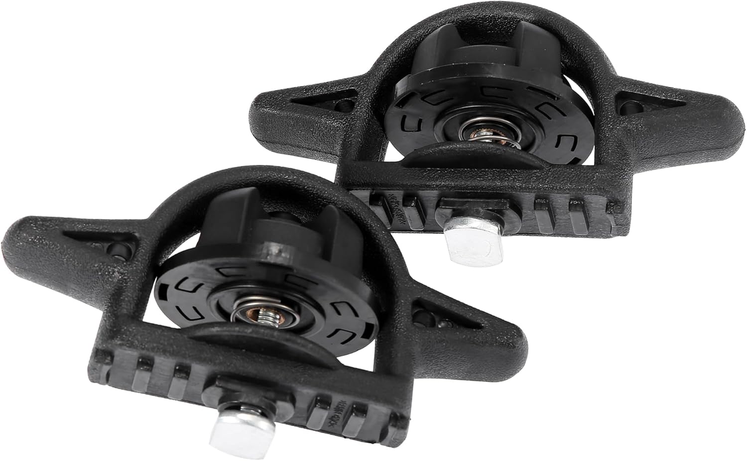 X AUTOHAUX 2pcs Truck Tie-Down Bed Cleat Exterior Cargo Bed Cover Tailgate Accessories for Ded Rail for Toyota Tacoma 2005-2020 Replace PT278-35112 Black