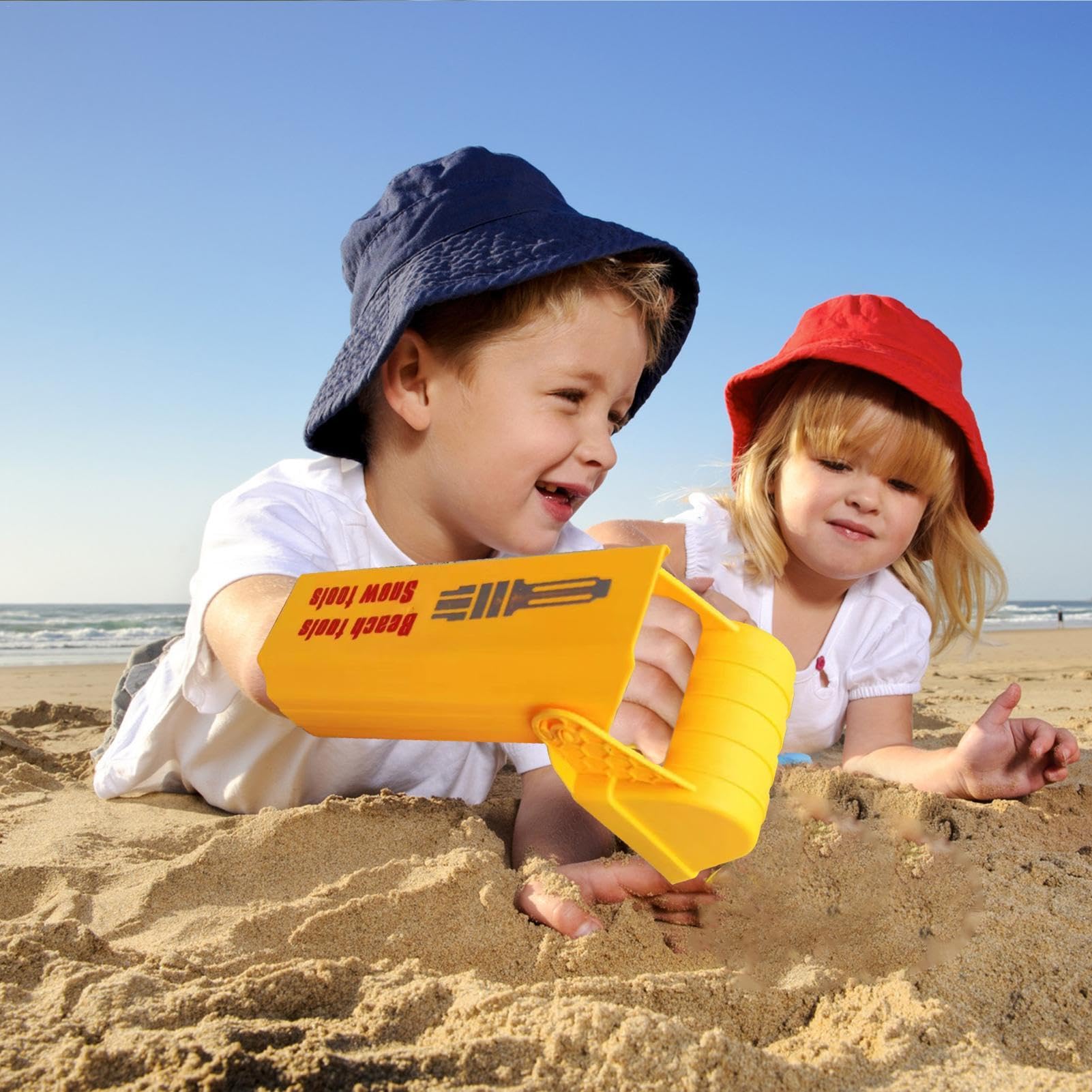 Pelleteuse De Sable – Pelle De Sable à Main Pour Enfants, Grand Bras De Creusage, Jouet De Plage Pour Sable, Sol Et Neige