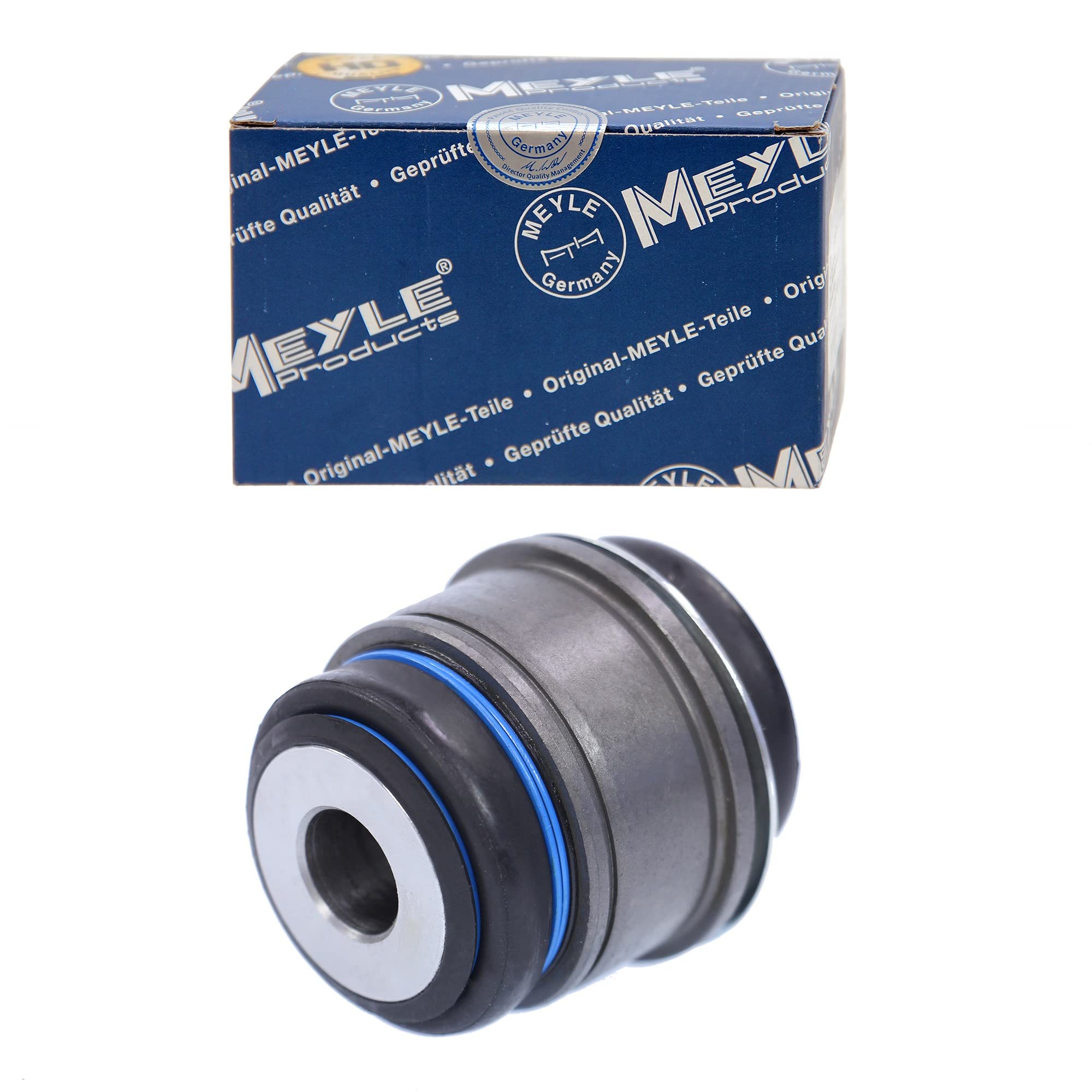 MEYLE Palier de bras de suspension arrière gauche droite adapté 3160104347 | Compatible avec: BMW 5, 5, 5 Touring, 5 Touring, 6, 6 Cabriolet, 7, 7, X5, Z8 Roadster