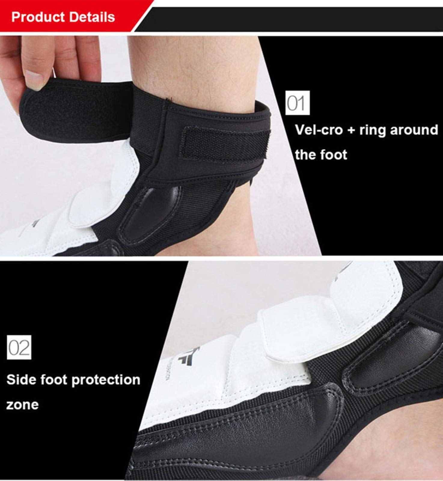 Set di guanti da karate per taekwondo, protezione per i piedi, per uomini e donne, arti marziali, boxe, MMA, TKD, kickboxing