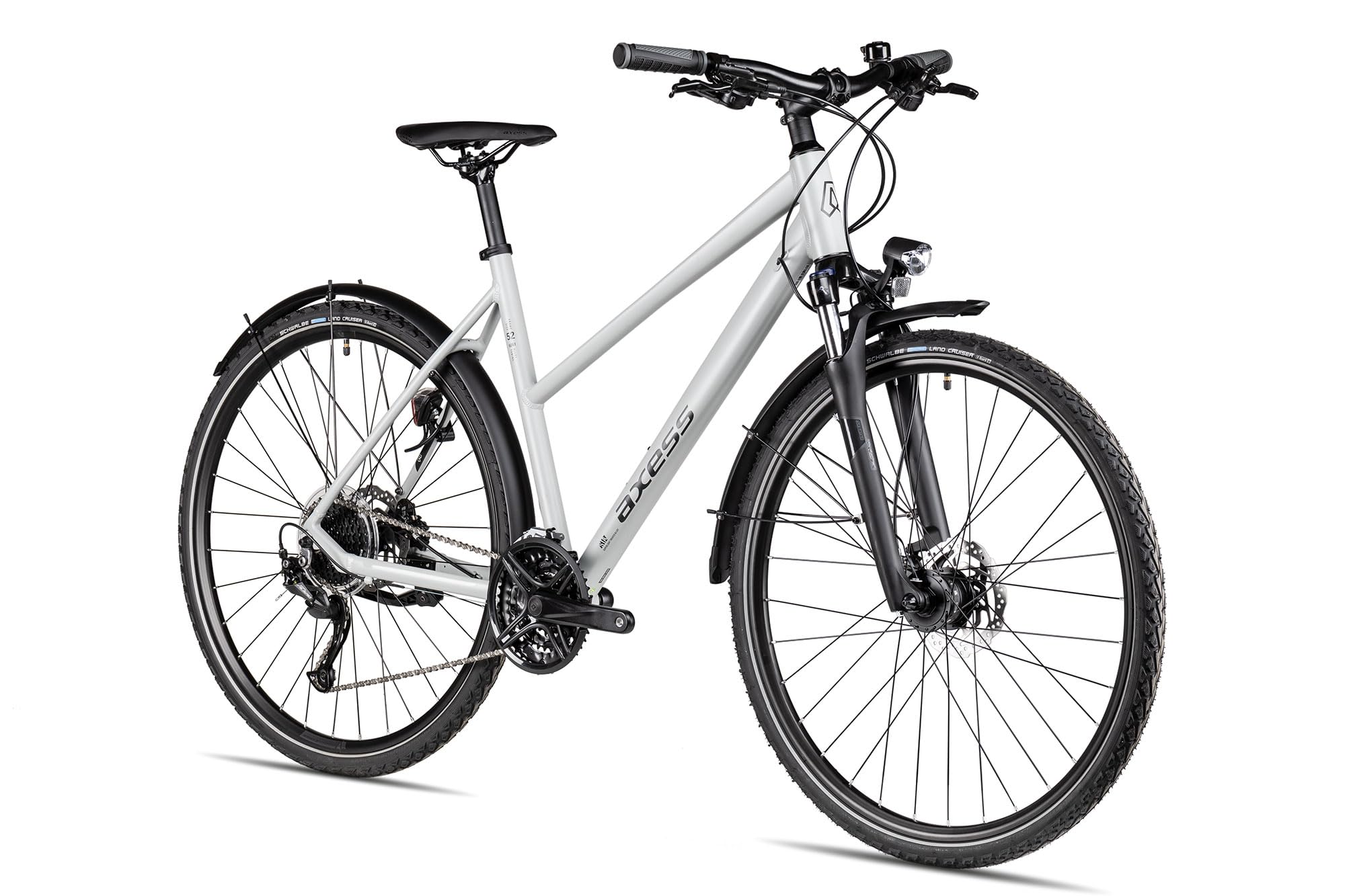 Axess Veris Street Trapez Crossbike 27-Gang Schaltung 28 Zoll Damenfahrrad Hydraulische Scheibenbremsen