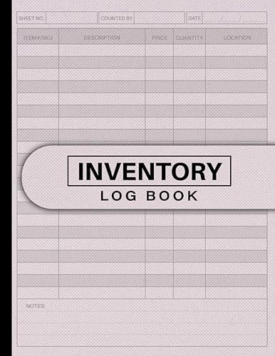 Inventory Log Book Effortless Inventory Management For Small Business, Home, And Personal Use Streamline Inventory Items And Stock Levels With Ease.