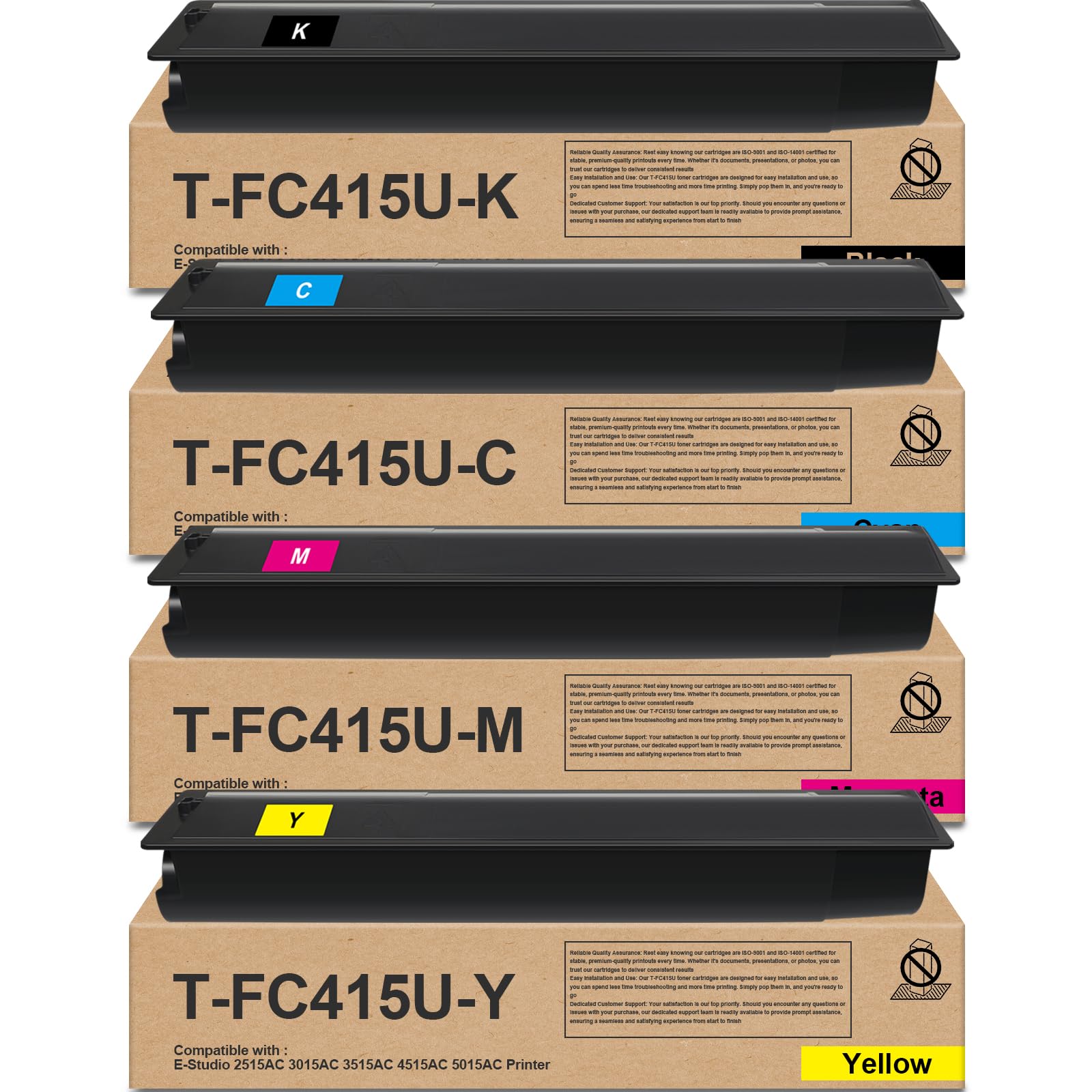 Amazon.co.jp: T2TONER T-FC415U トナーカートリッジ 交換用 東芝 E