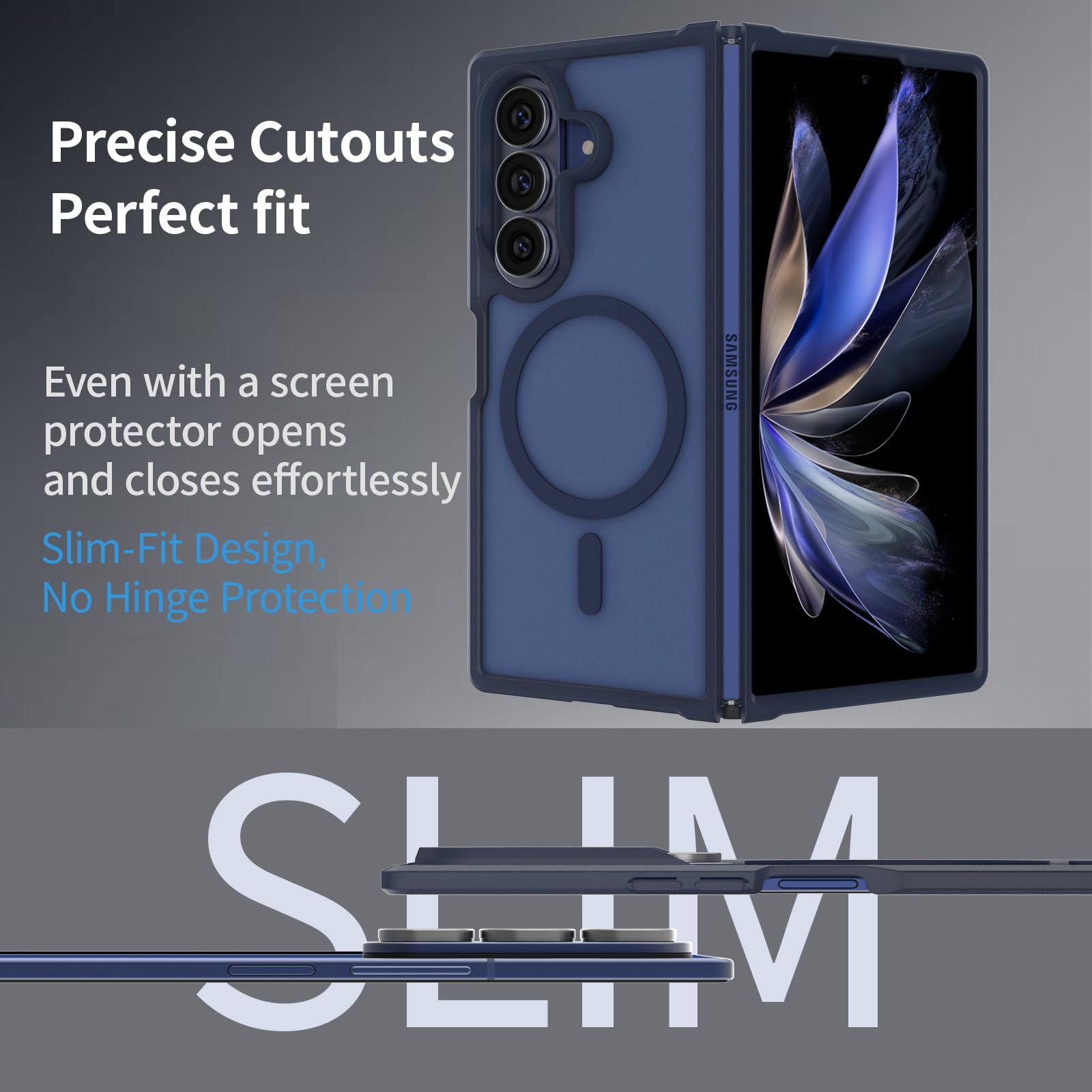 Custodia magnetica per Samsung Galaxy Z Fold 8 Ultra, adatta per MagSafe