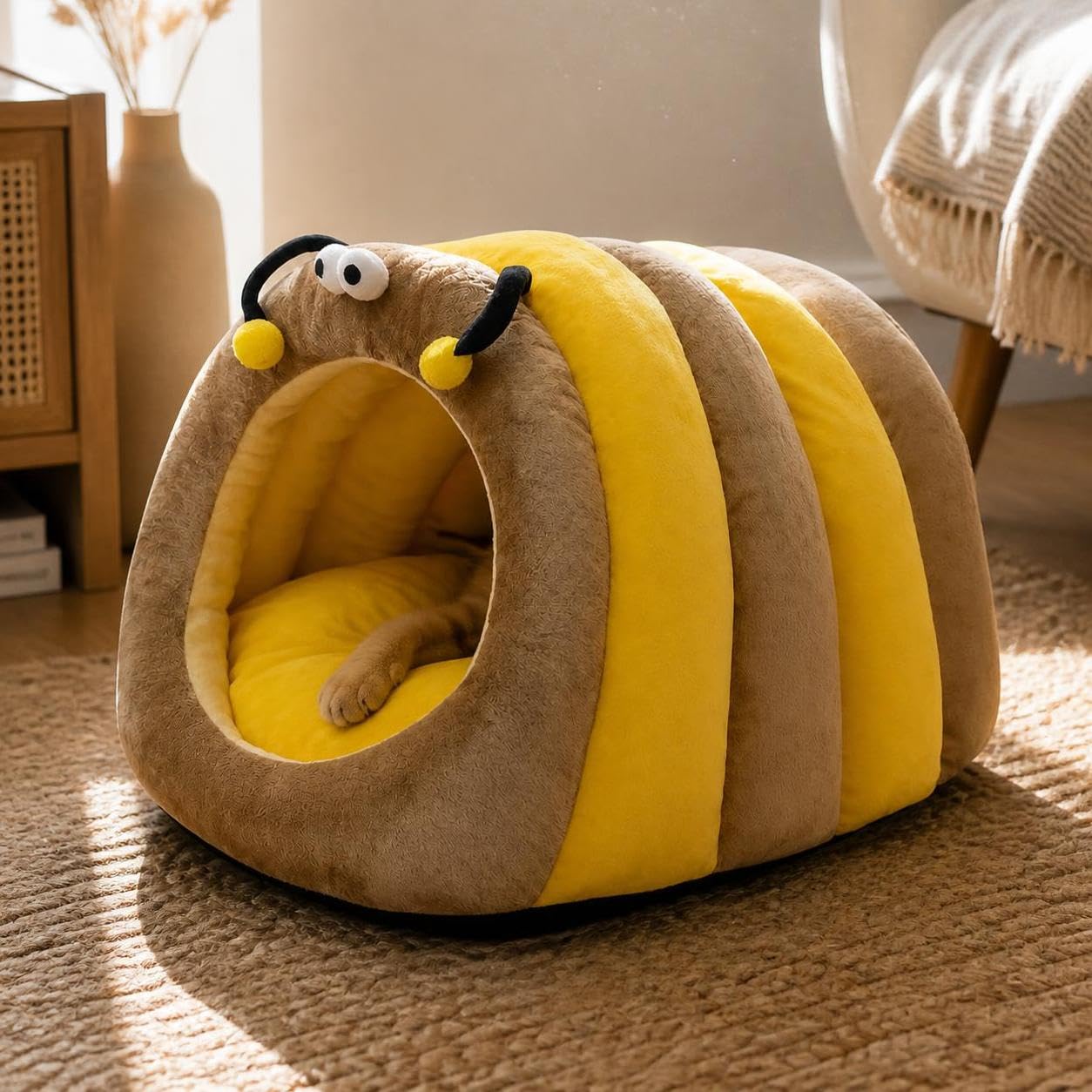 Cuccia Nido per Gatti, Invernale, 40x30x20cm, fino a 2.5kg