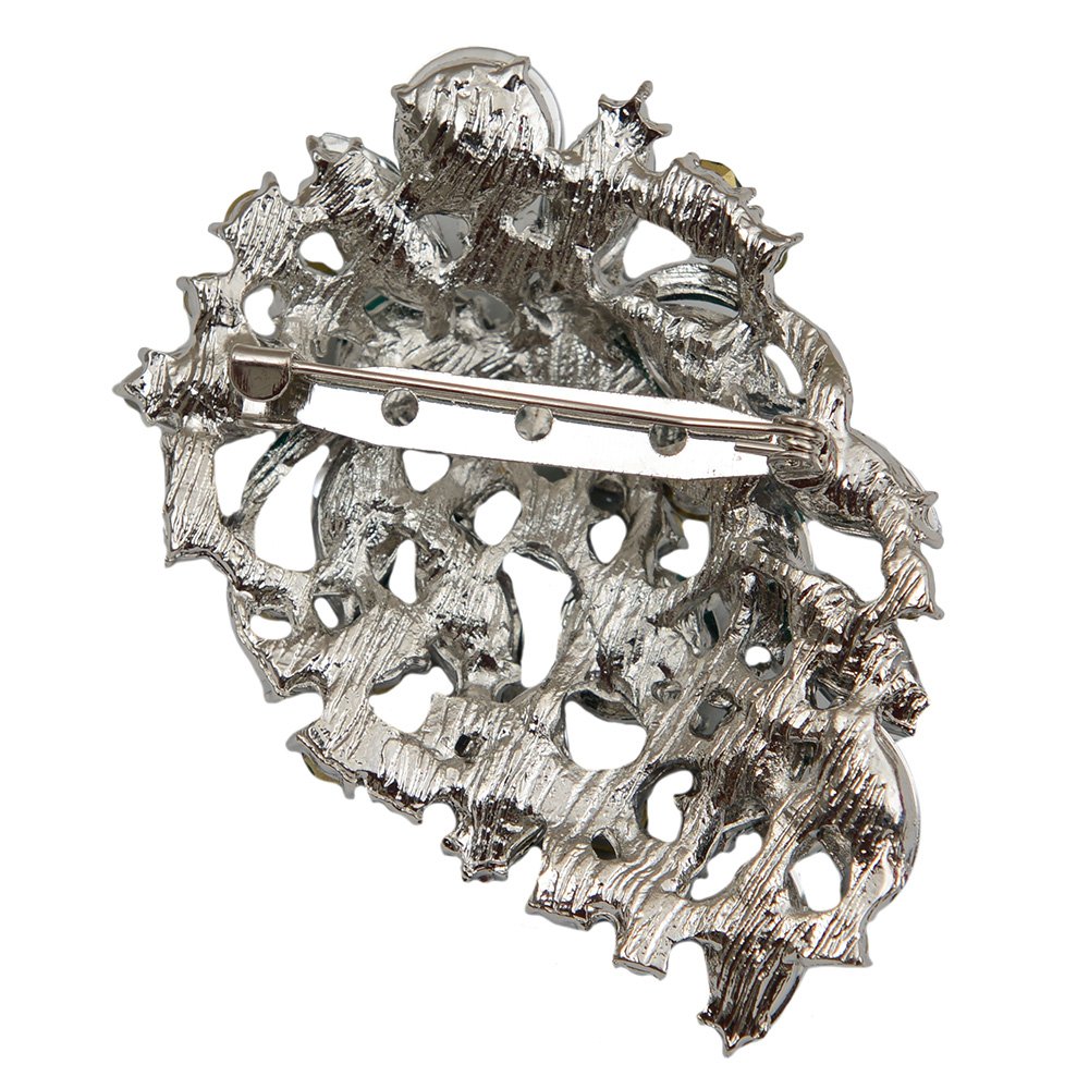 Women's Elegant Crystal Brooch Pin