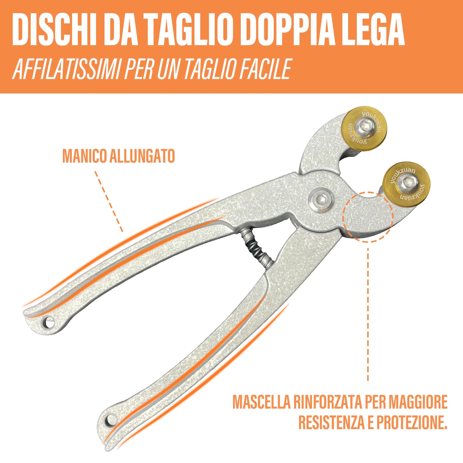 pinze per Piastrelle in Vetro e Ceramica, pinze per Mosaico in Vetro con Ruote per impieghi gravosi, pinze tagliapiastrelle da 7 Pollici, pinze per Taglio, Strumenti da Taglio per Taglio