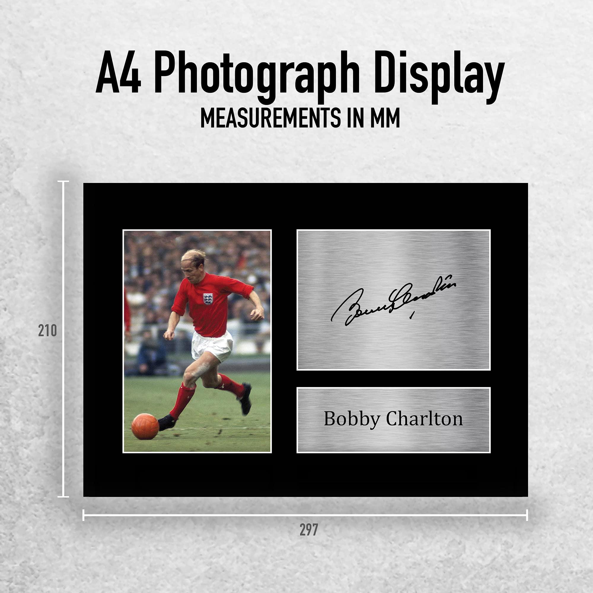 HWC Trading A4 Bobby Charlton England Gifts Printed Signed Autograph Picture for Football Fans and Supporters - Image 2