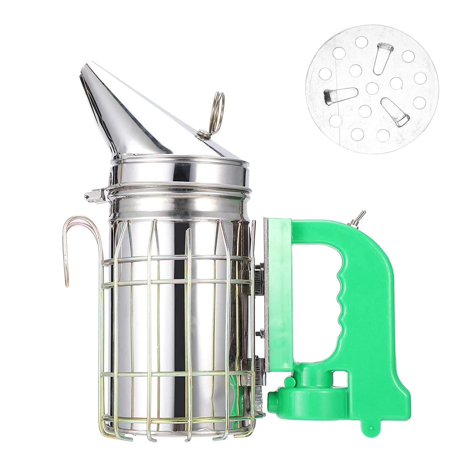 WOERD Bienen Smoker Elektrisch, Edelstahl Bienenstockraucher, Elektrische Biene Raucher Edelstahl Mit Abnehmbarem Kunststoffgriff, Beekeeping Imkereibedar Tool Für Imker