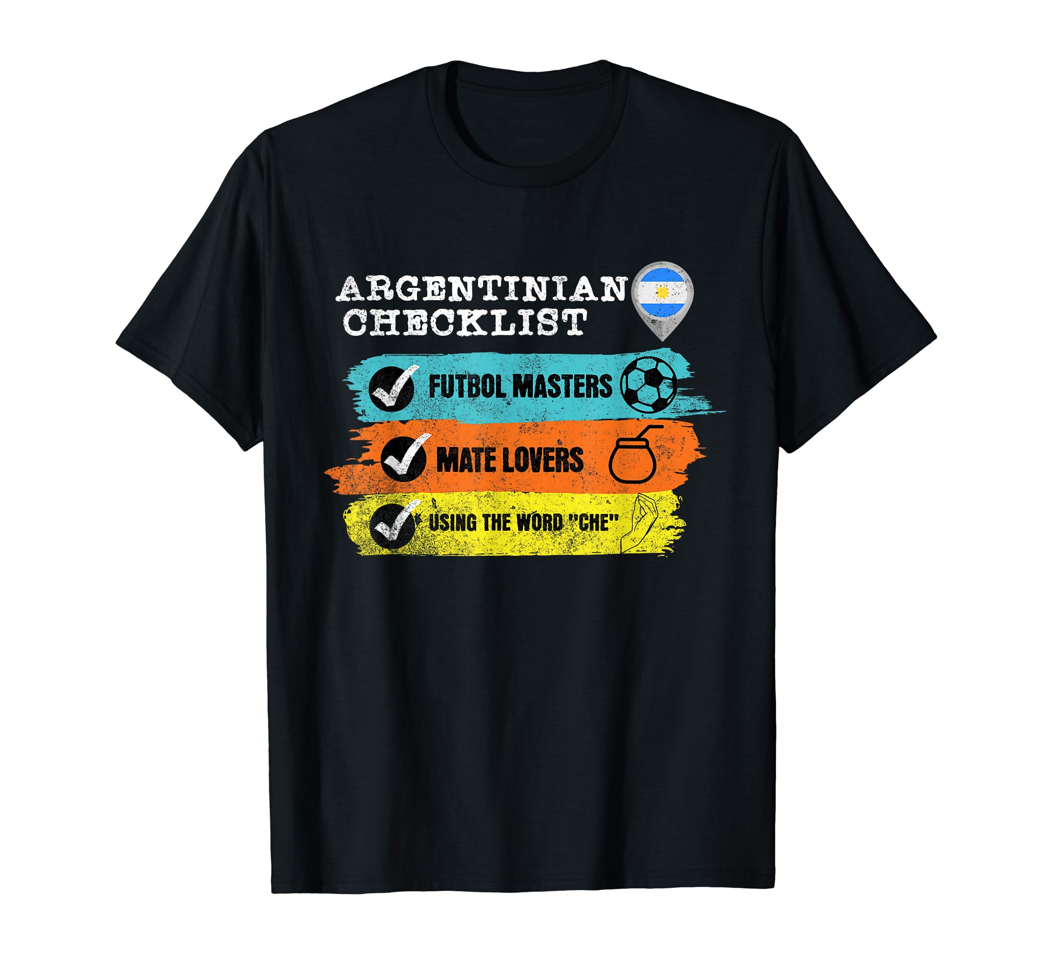 Argentina argentinian soccer pride funny flagdivertido T-Shirt