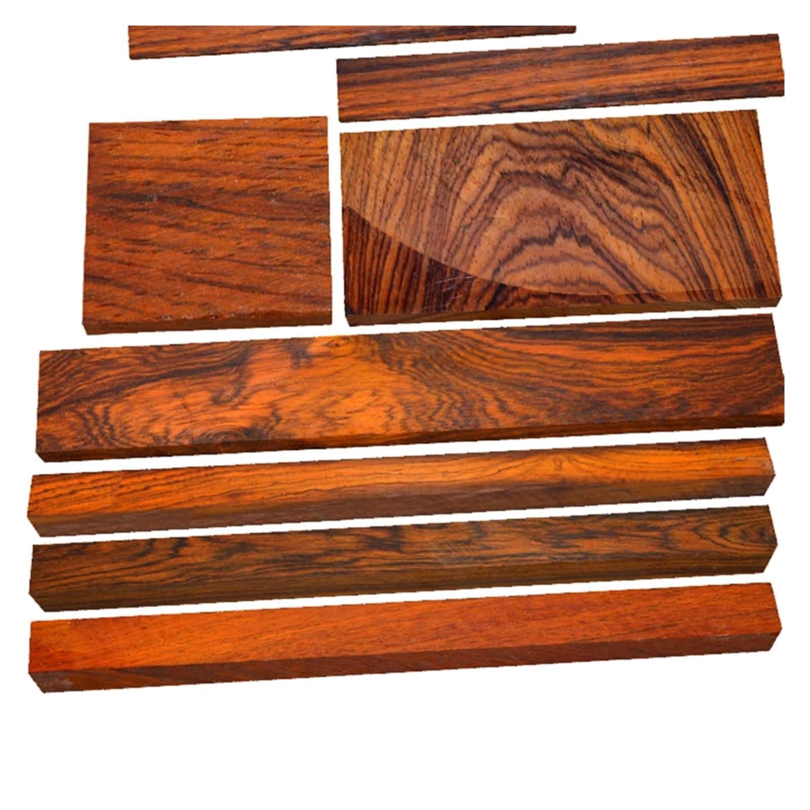 Cocobolo legno materiale fai da te braccialetto fatto a mano coltello manico anello braccialetto segnalibro materiale legno 1pc