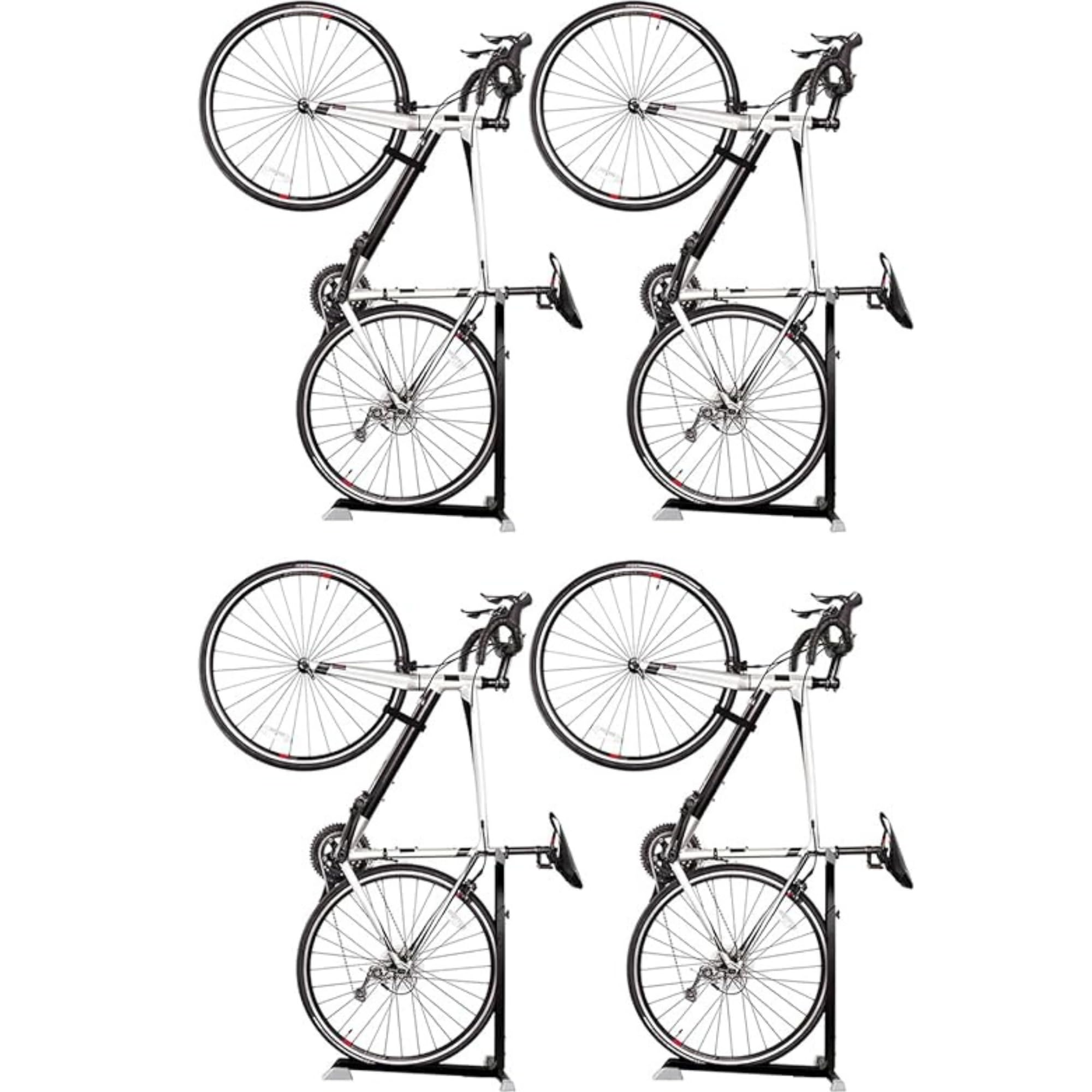 Bike Nook Vertikaler Fahrradständer Platzsparende Halterung Für Innenräume Und Garage Freistehend Höhenverstellbar Ohne Bohren Schwarz