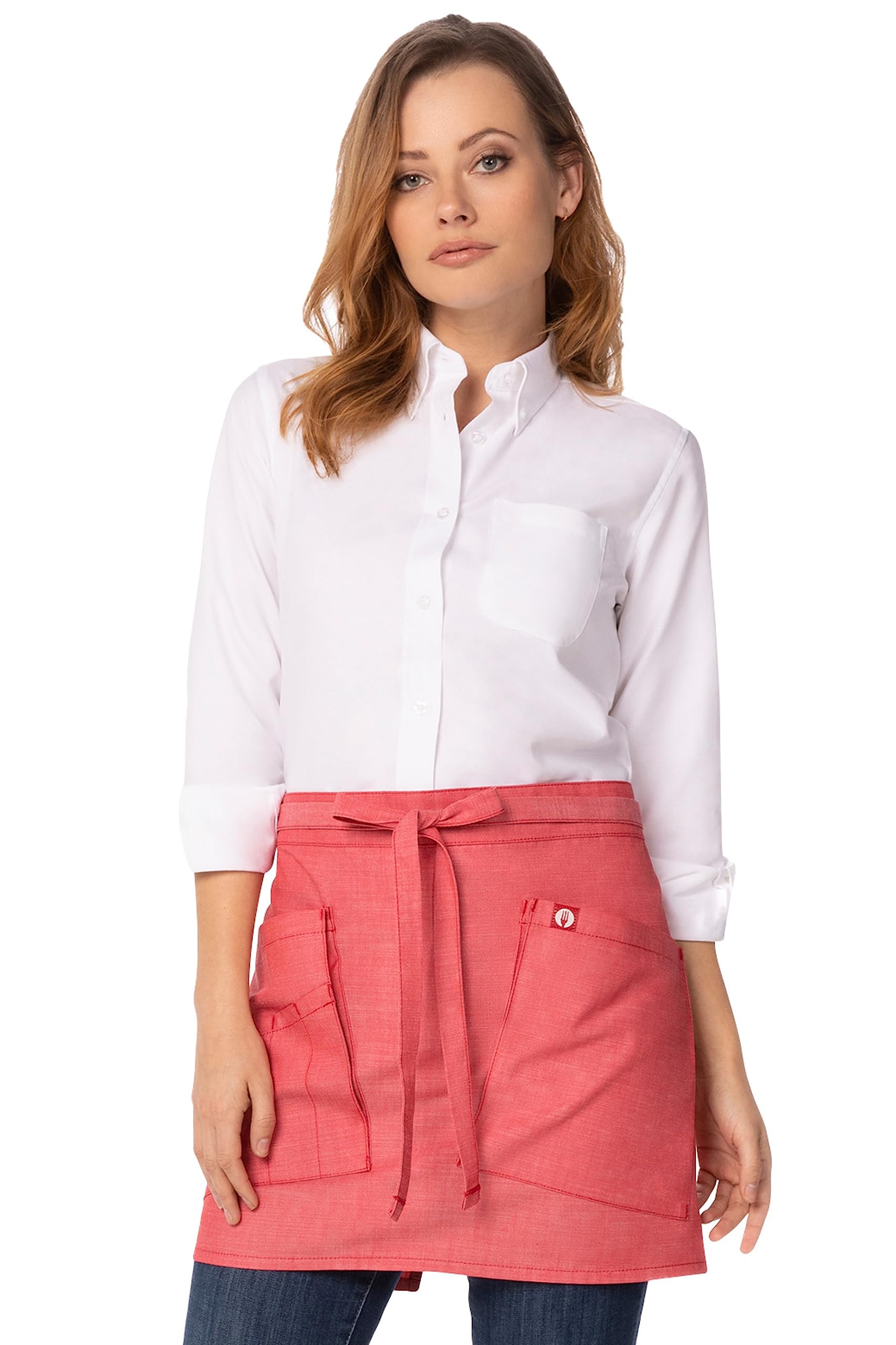 Chef Works Delantal unisex Medford para camarera