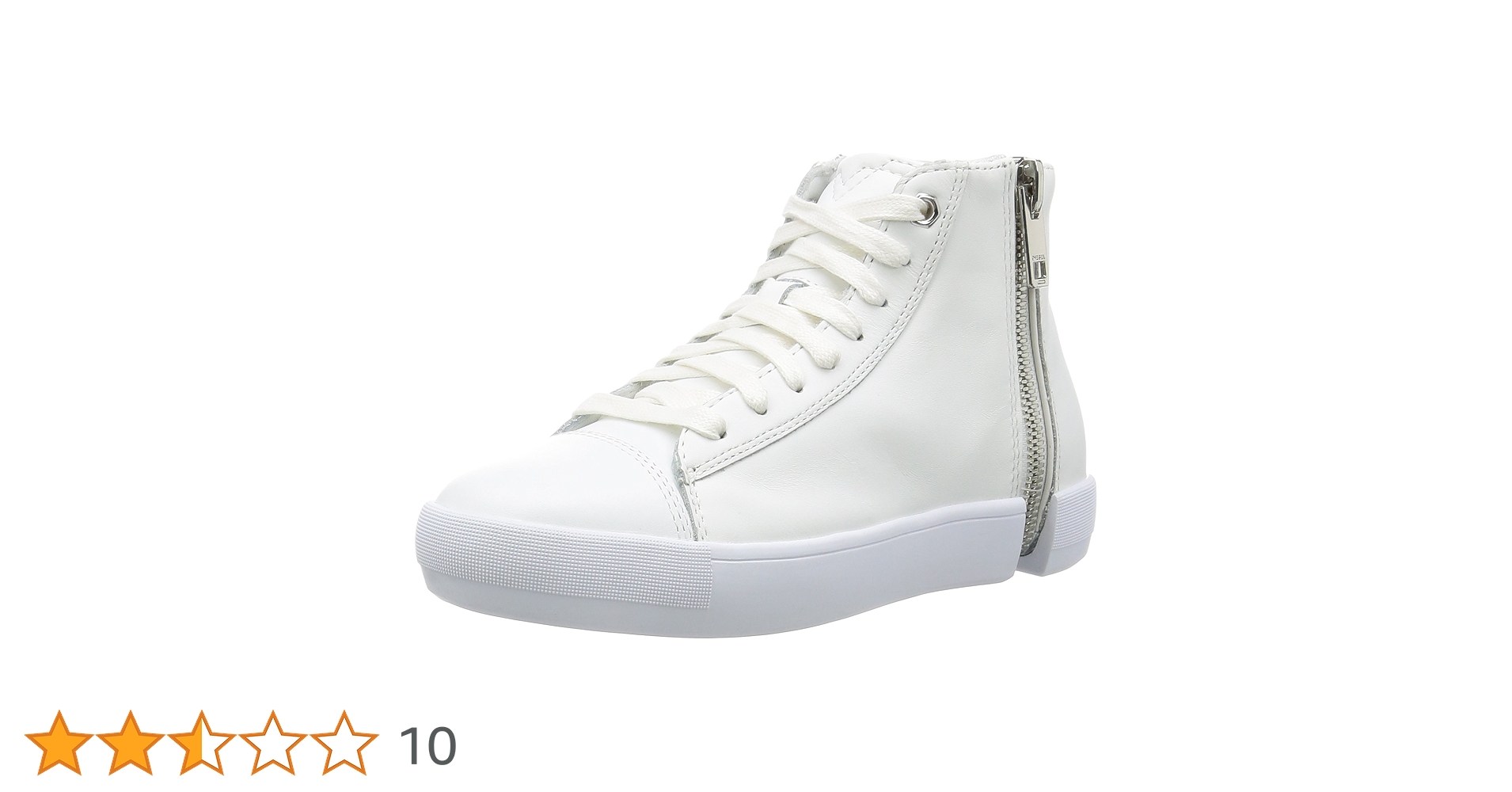 Diesel Women's Zip-Round S-Nentish W Fashion Sneaker, White