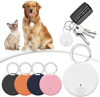 Smart GPS Tracker, GPS Anti Lost Bluetooth, Compatible with iOS Android for Bags, Pets，Wallet，Luggage and More, Phone Tracking Device App Control, No Monthly Fee (White)