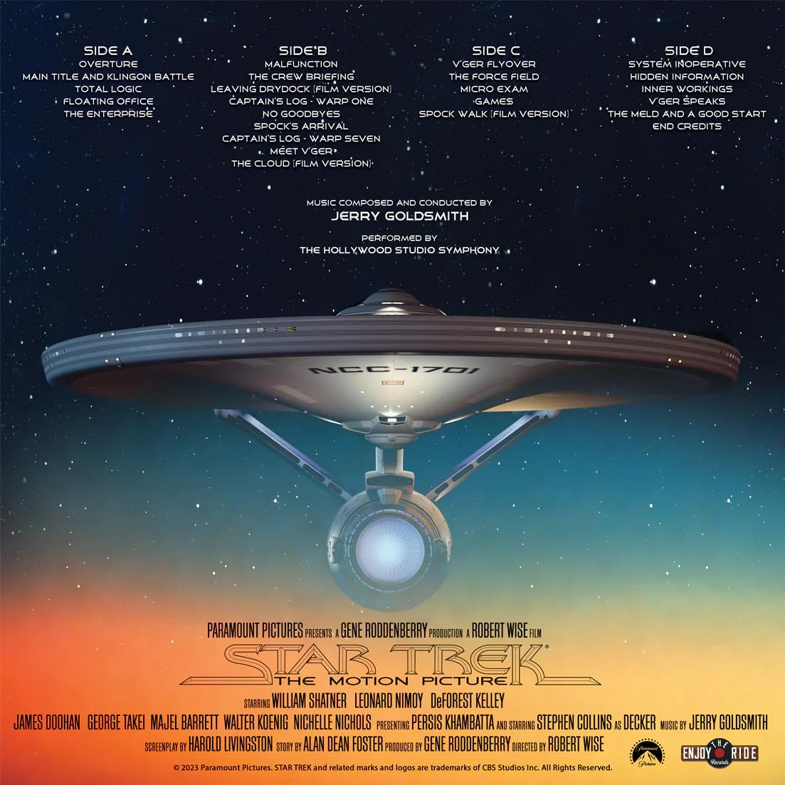 Star Trek The Motion Picture Soundtrack The Director's Edition Glow in the Dark Music by Jerry Goldsmith