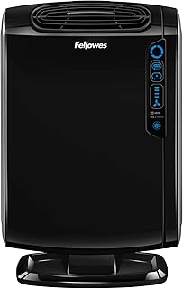 Fellowes AeraMax 190 Air Purifier for Mold, Odors, Dust, Smoke, Allergens and Germs with True HEPA Filter and 4-Stage Purification, Medium-size Room 200-400 sq. ft., Black