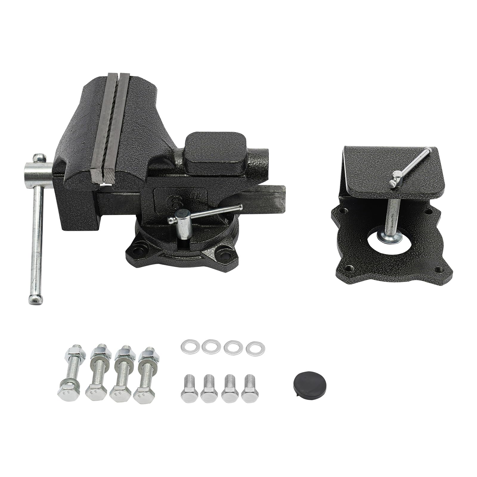 Étau de table rotatif à 270° - Ouverture de 115 mm - 2 en 1 - Multifonction - Pour le travail du bois