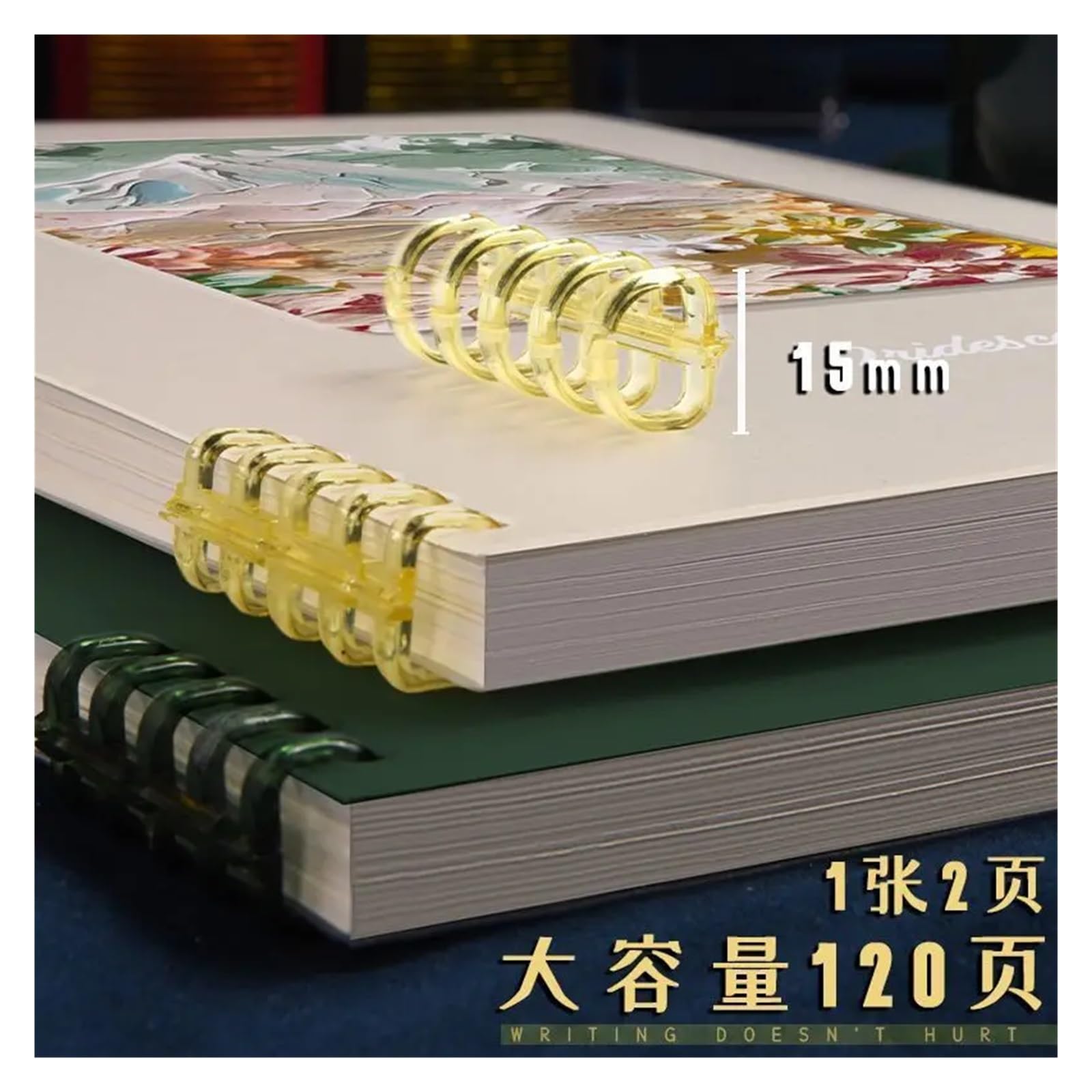 Libro de hojas sueltas, cuaderno desmontable, volumen, papel de hojas sueltas, papelería, suministros de oficina(A,A4)